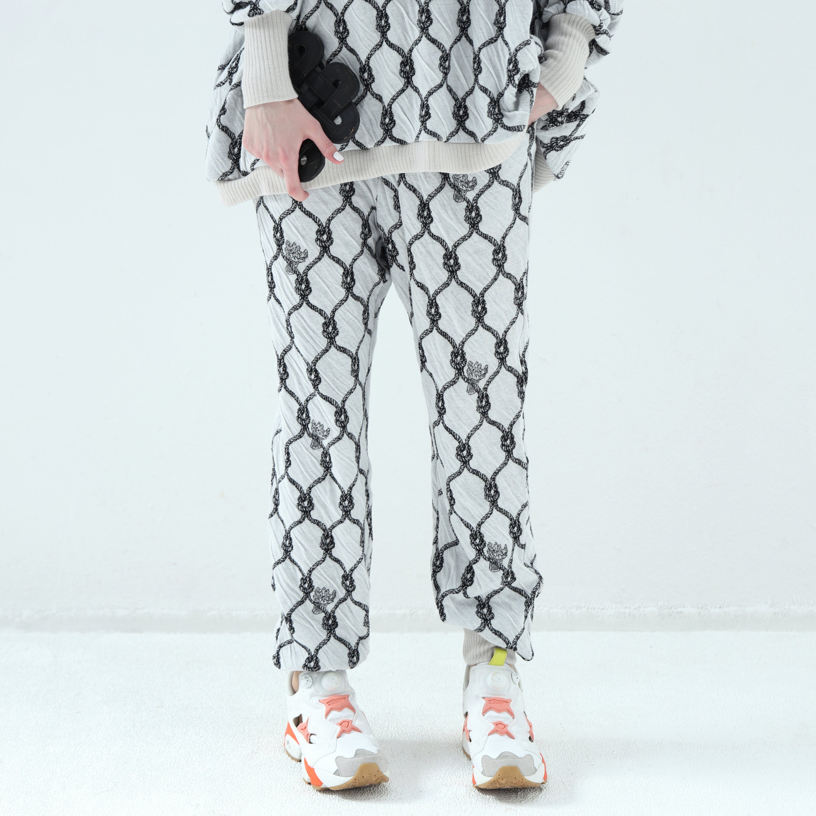 Origin Jacquard Jodhpurs | Color_ White | No_bsd25aw-12_ white【BEDSIDEDRAMA_ベッドサイドドラマ】