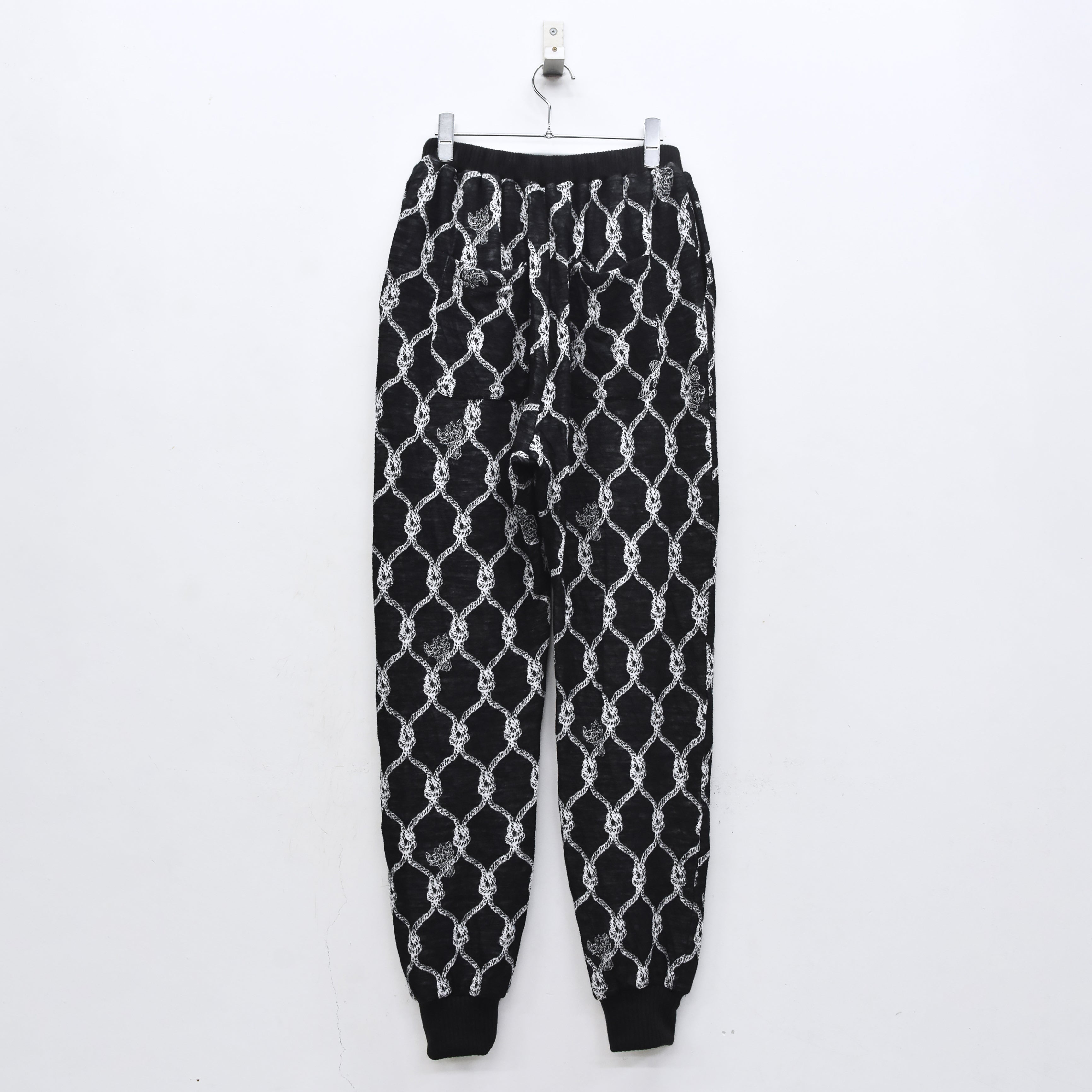 Origin Jacquard Jodhpurs | Color_Black | No_bsd25aw-12_black【BEDSIDEDRAMA_ベッドサイドドラマ】【入荷予定アイテム・入荷連絡可能】