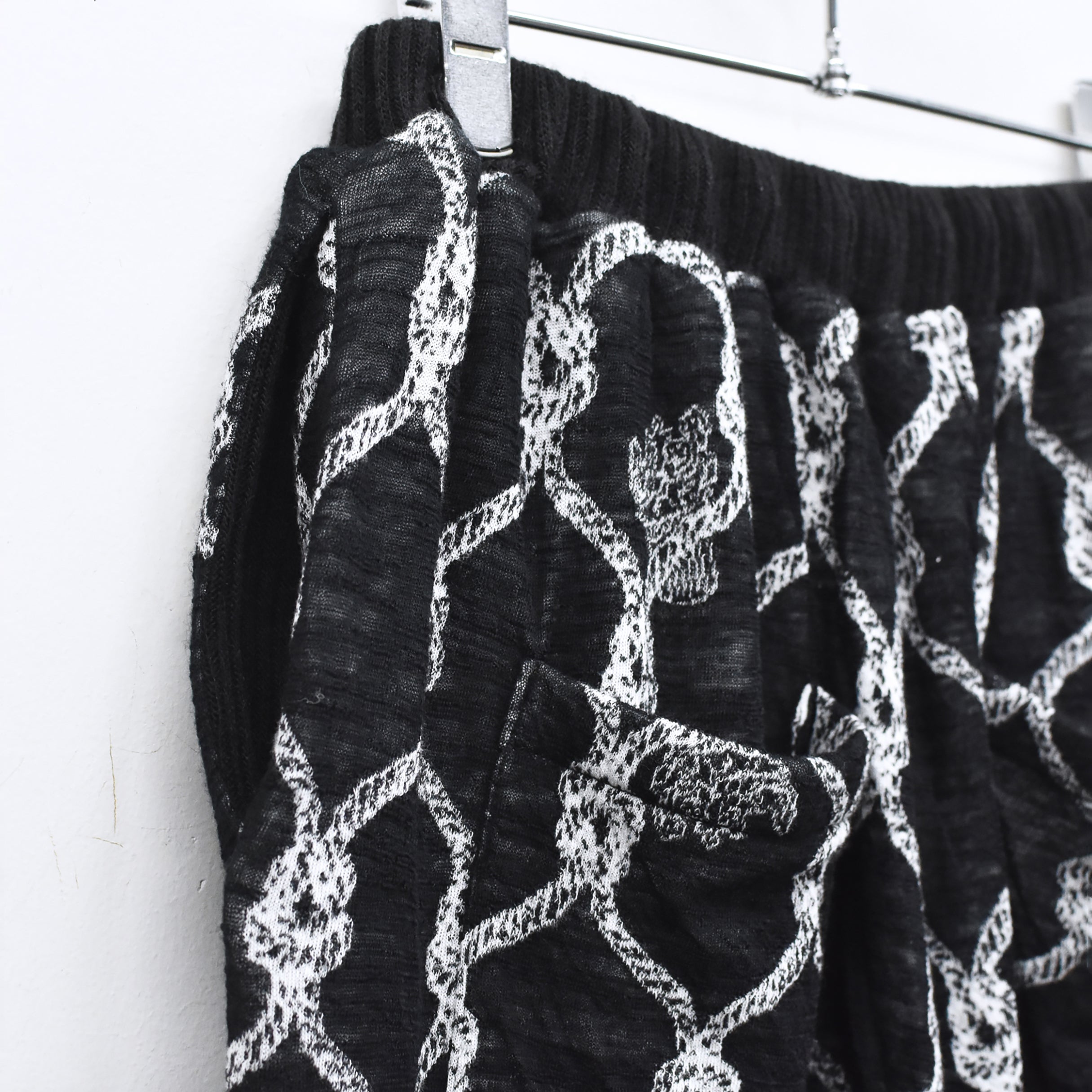 Origin Jacquard Jodhpurs | Color_Black | No_bsd25aw-12_black【BEDSIDEDRAMA_ベッドサイドドラマ】【入荷予定アイテム・入荷連絡可能】