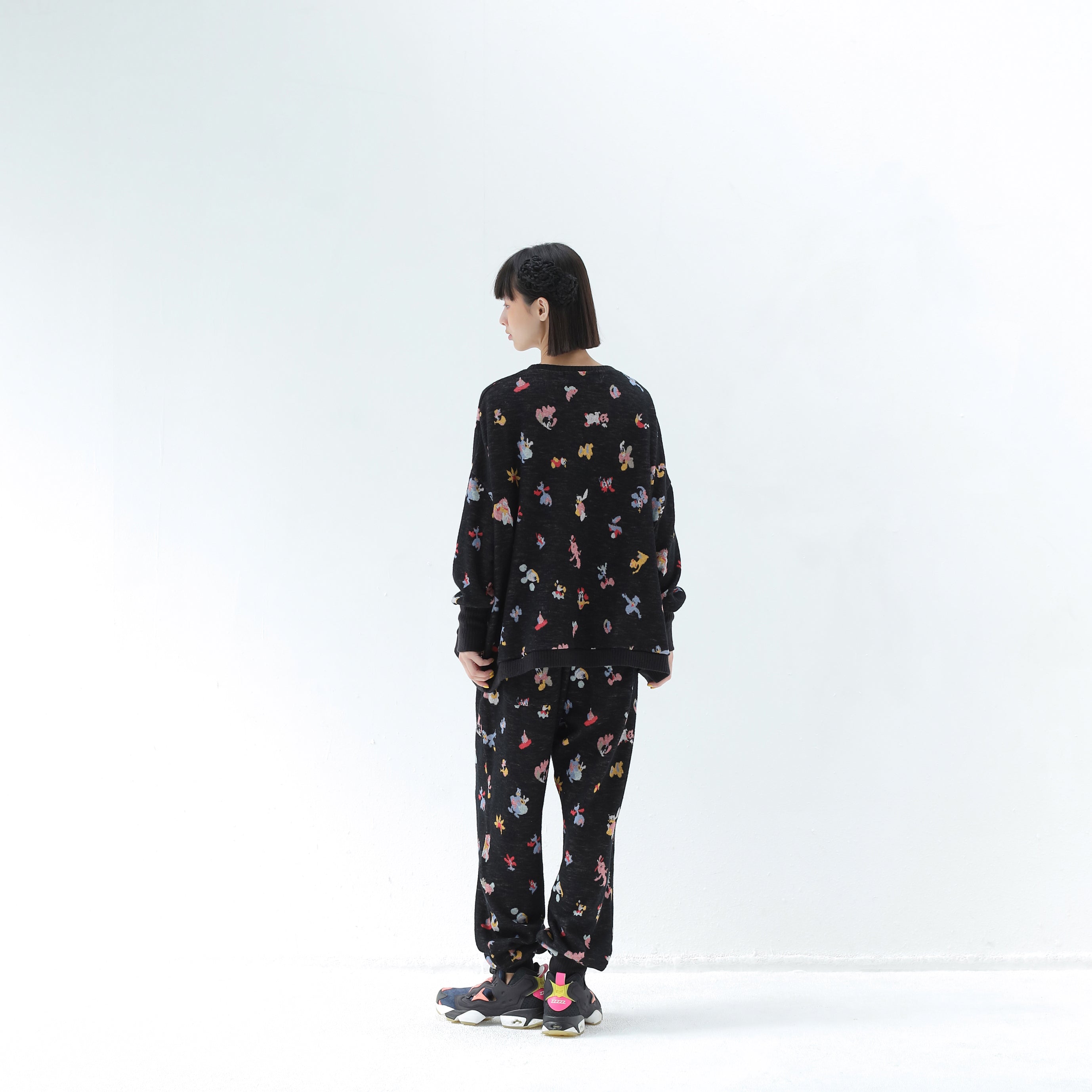 Origin Jacquard Jodhpurs | Color_Melt Bk | No_bsd25aw-12_melt bk【BEDSIDEDRAMA_ベッドサイドドラマ】【入荷予定アイテム・入荷連絡可能】
