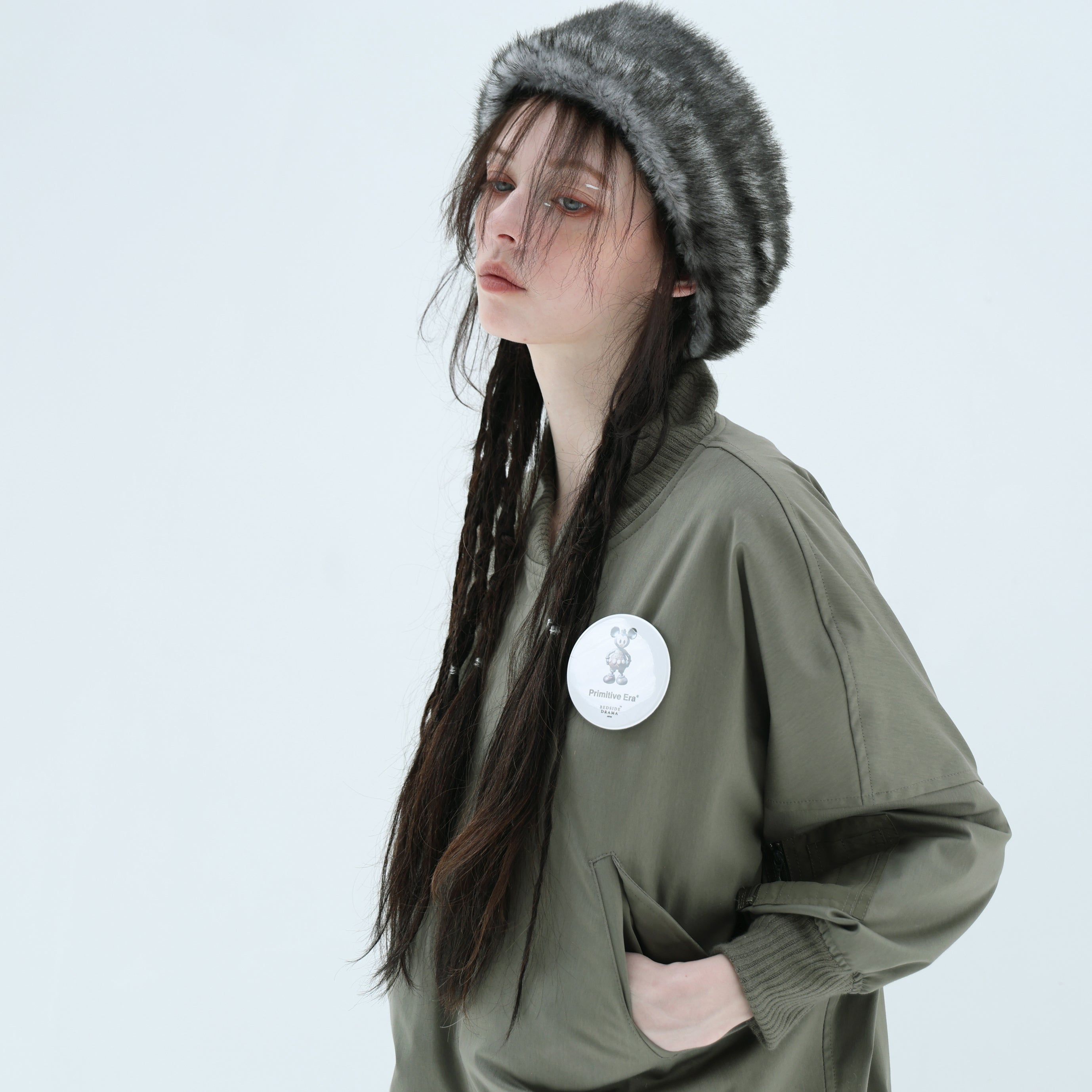 MA-1 Pullover | Color_Khaki | No_bsd25aw-14_khaki【BEDSIDEDRAMA_ベッドサイドドラマ】