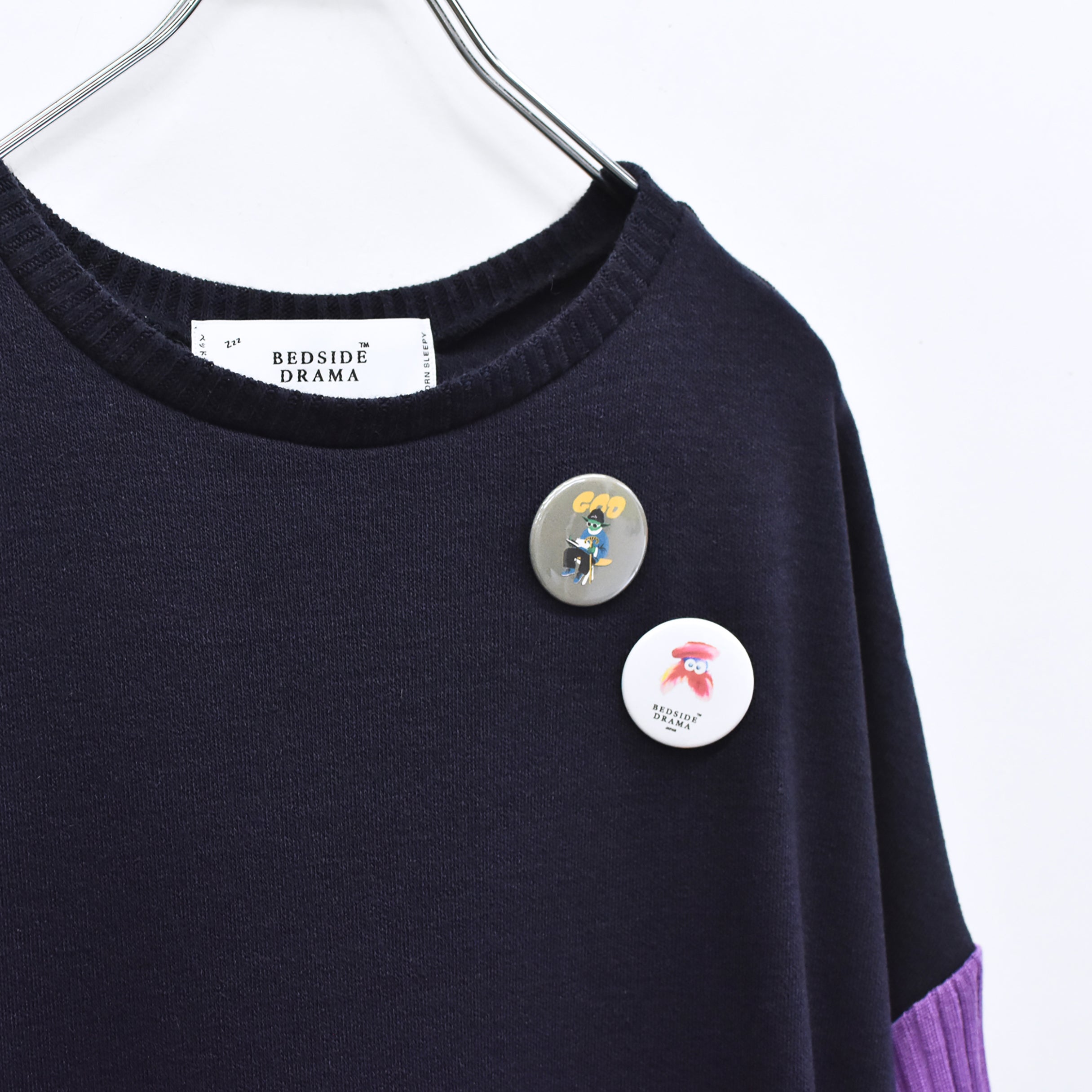 Drift Sleeve Dress | Color_Navy | No_bsd25aw-15_navy【BEDSIDEDRAMA_ベッドサイドドラマ】