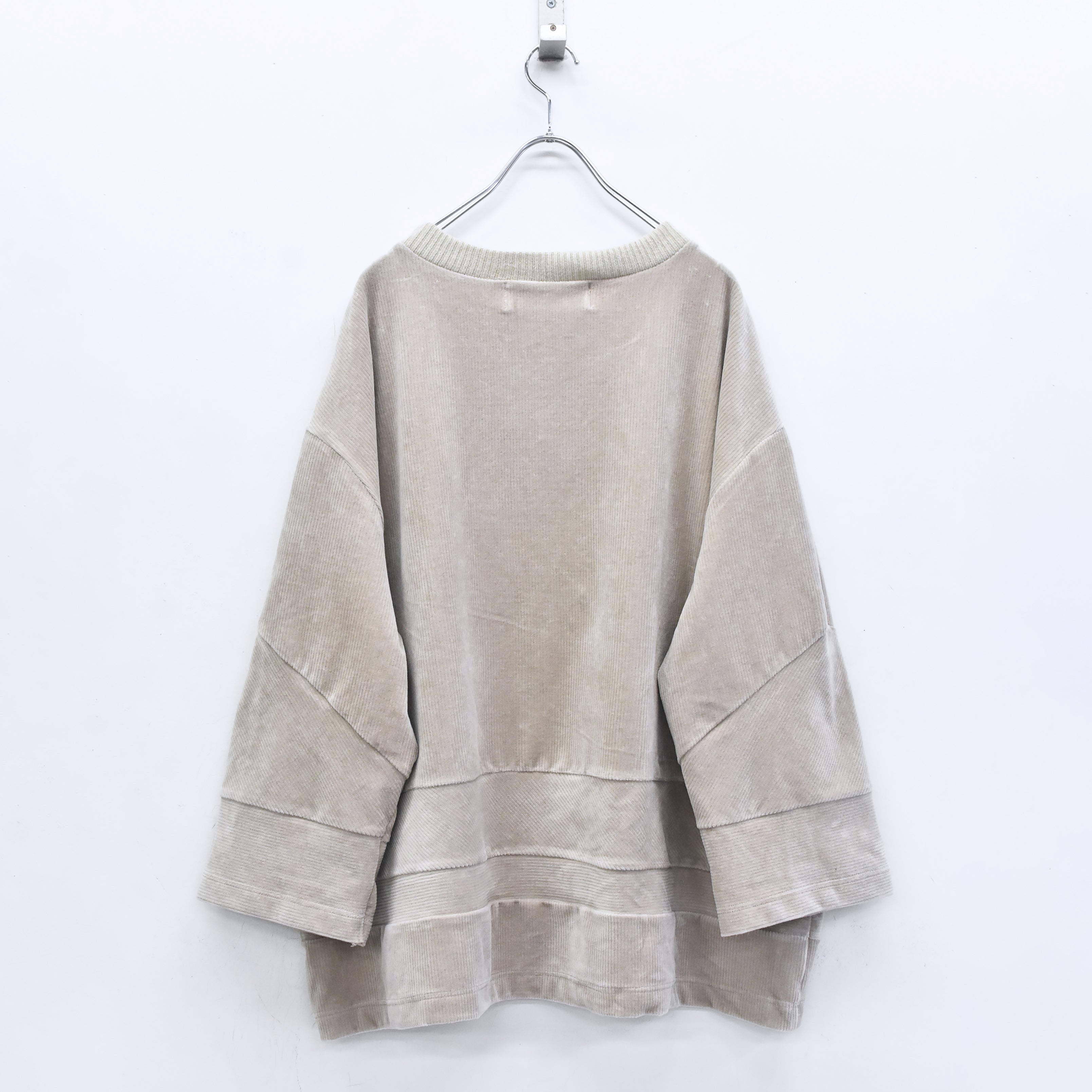 Pattern Switch Pullover | Color_G Beige | No_bsd25aw-17_g beige【BEDSIDEDRAMA_ベッドサイドドラマ】【入荷予定アイテム・入荷連絡可能】