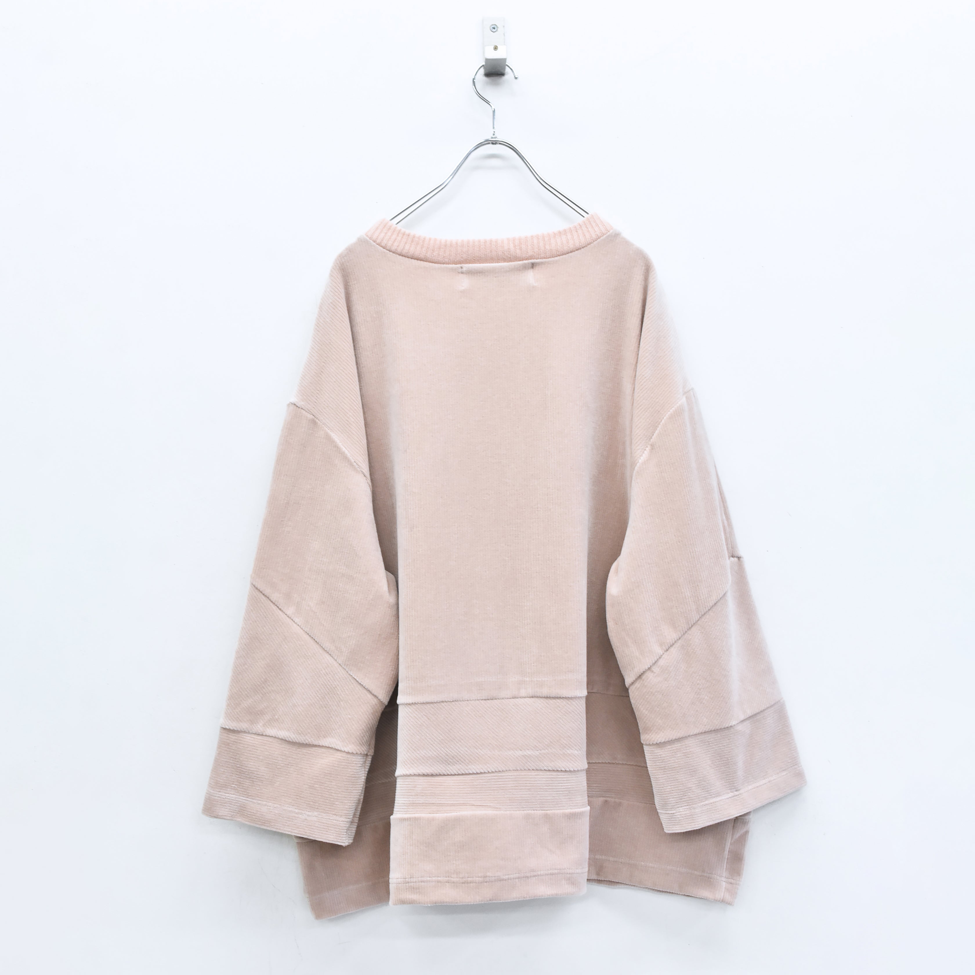 Pattern Switch Pullover | Color_Pink | No_bsd25aw-17_pink【BEDSIDEDRAMA_ベッドサイドドラマ】【入荷予定アイテム・入荷連絡可能】