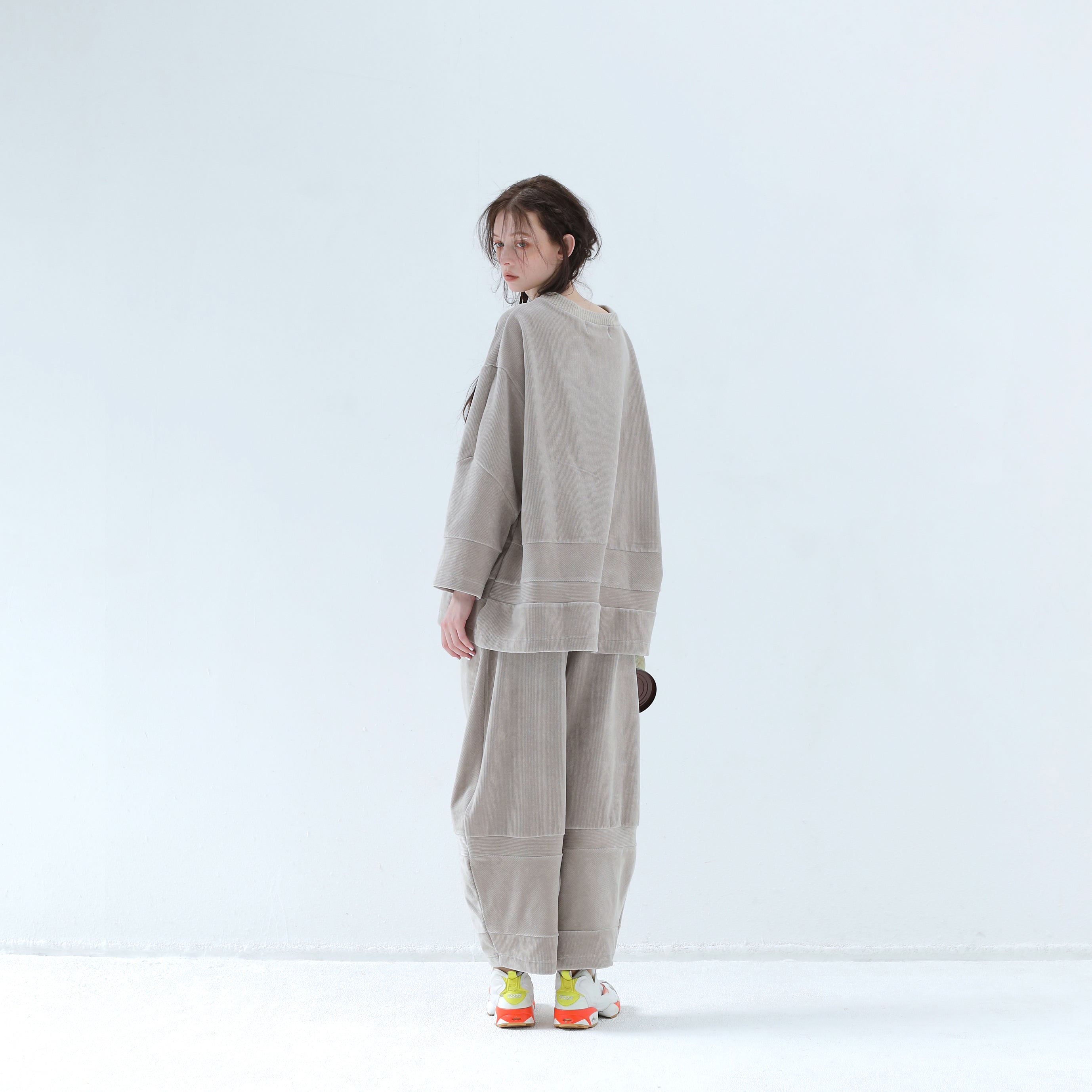 Pattern Switch Pullover | Color_G Beige | No_bsd25aw-17_g beige【BEDSIDEDRAMA_ベッドサイドドラマ】【入荷予定アイテム・入荷連絡可能】