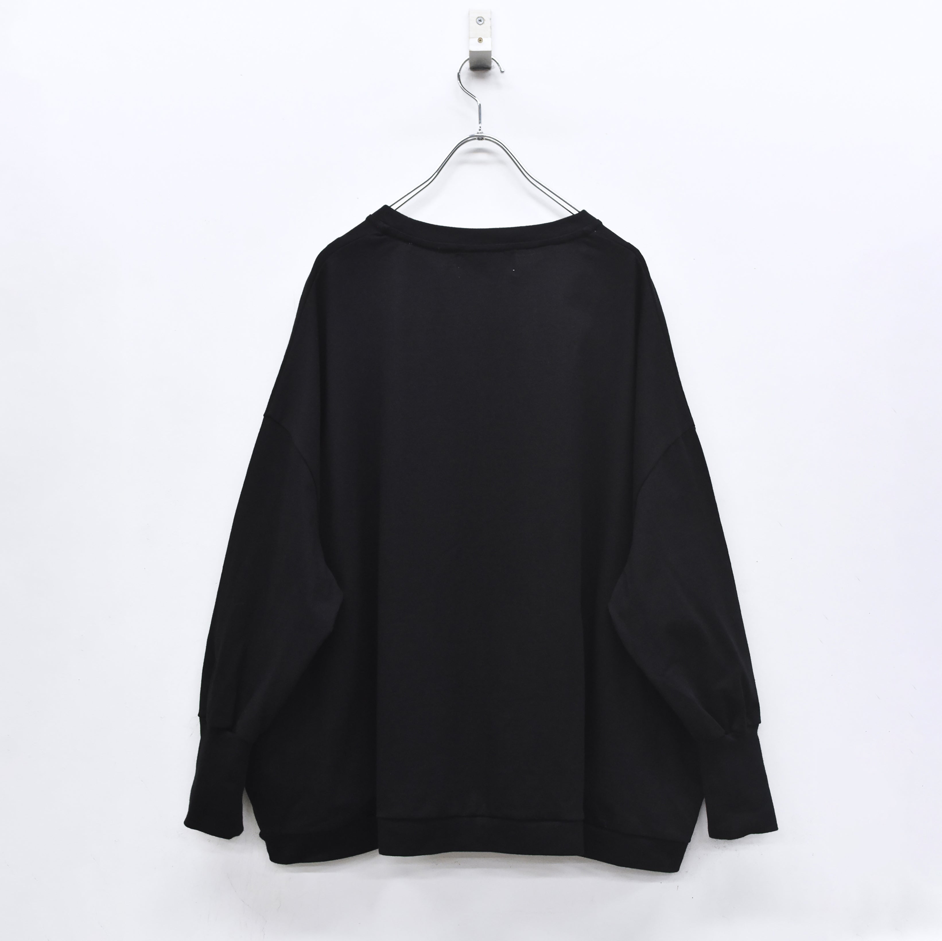 DIGNEY DOLL Wide Pullover | Color_Black | No_bsd25aw-20a_black【BEDSIDEDRAMA_ベッドサイドドラマ】【入荷予定アイテム・入荷連絡可能】