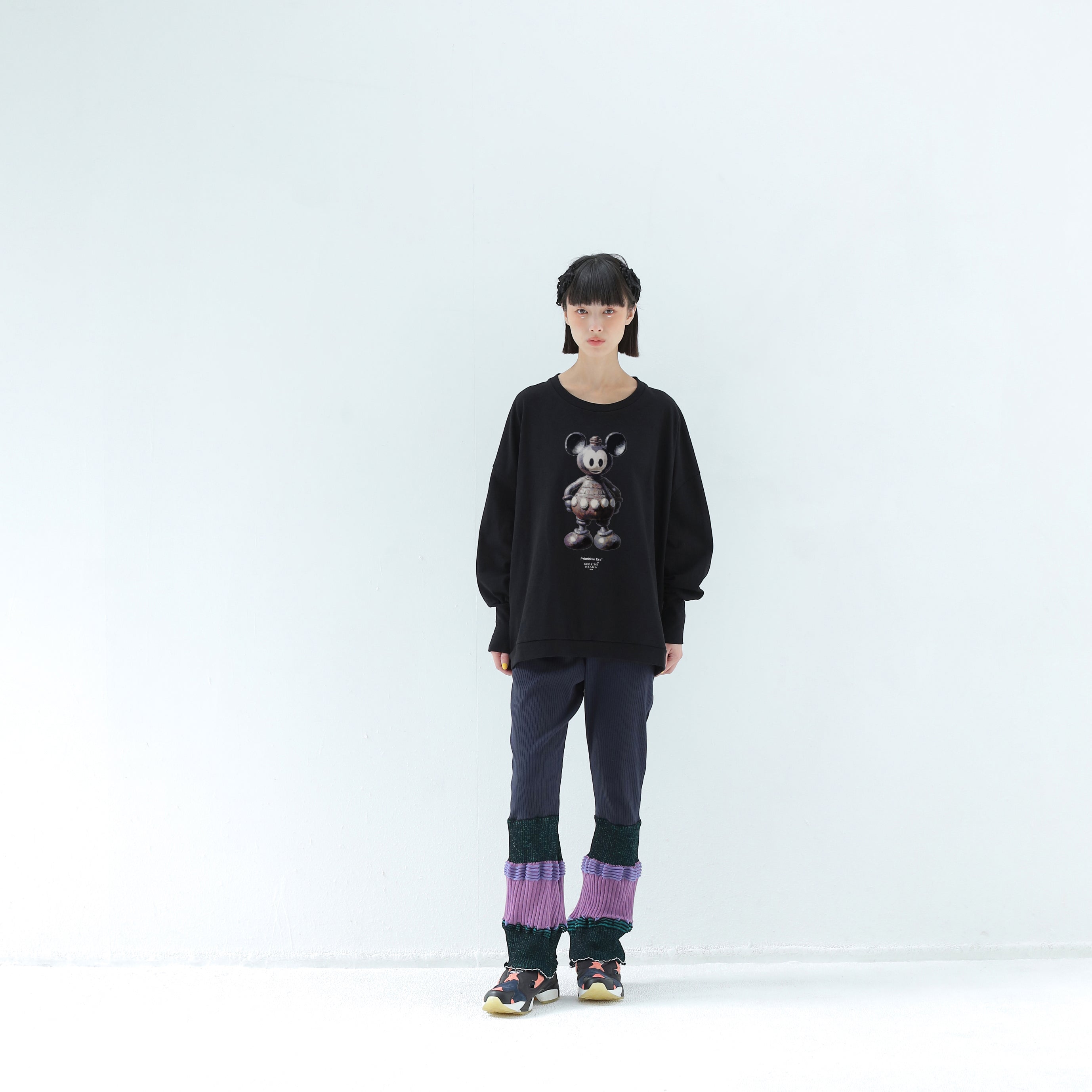 DIGNEY DOLL Wide Pullover | Color_Black | No_bsd25aw-20a_black【BEDSIDEDRAMA_ベッドサイドドラマ】