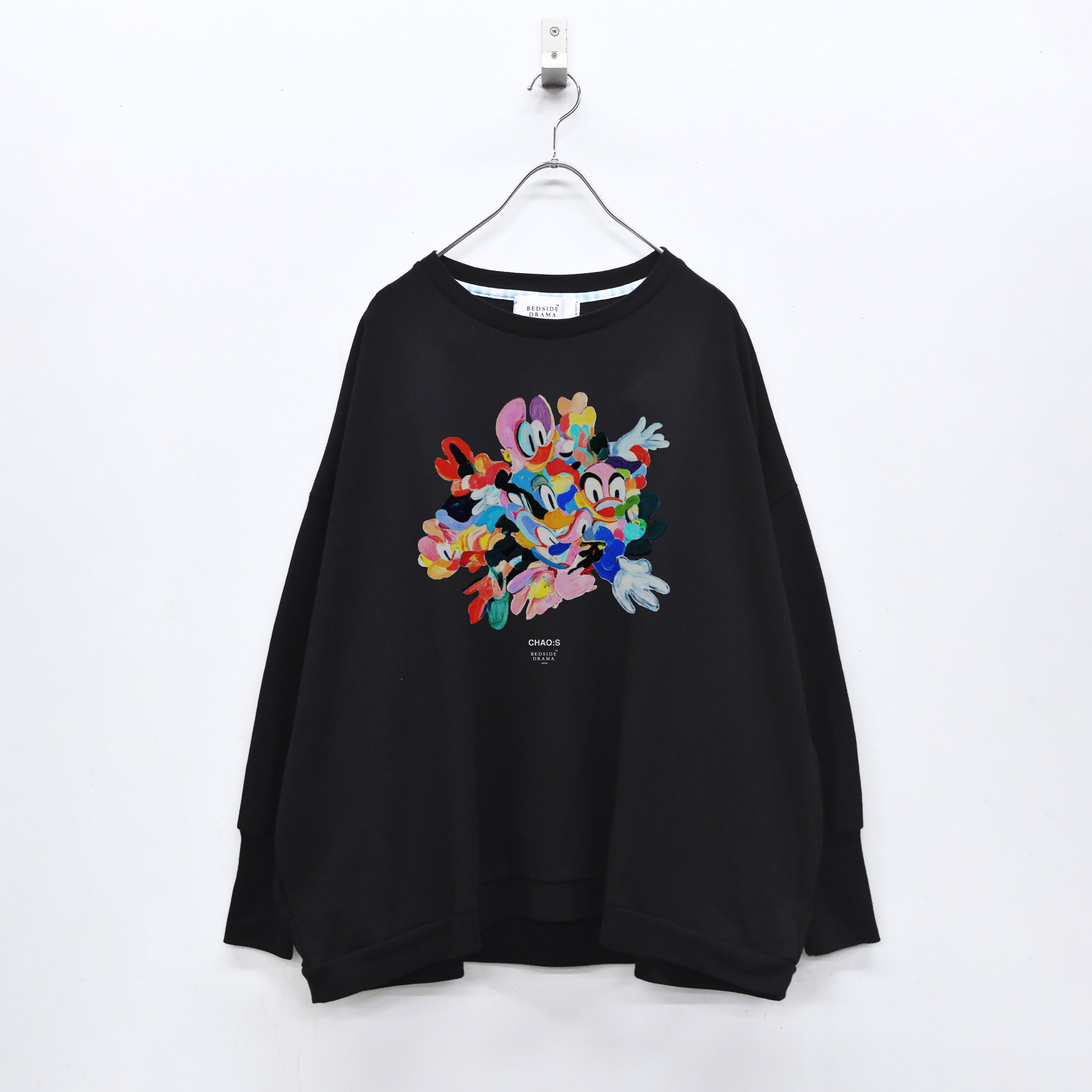 CHAO:S HEAD Wide Pullover | Color_Black | No_bsd25aw-20b_black【BEDSIDEDRAMA_ベッドサイドドラマ】【入荷予定アイテム・入荷連絡可能】
