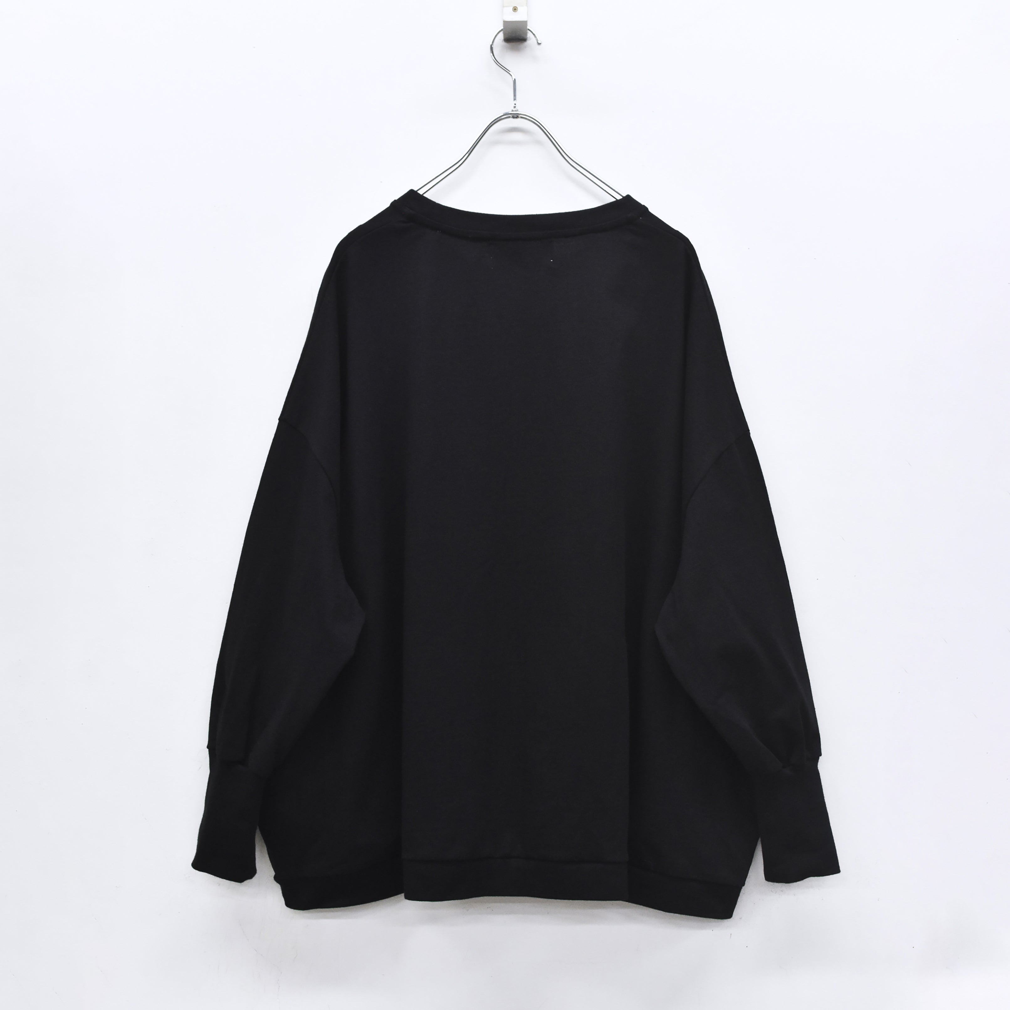 CHAO:S HEAD Wide Pullover | Color_Black | No_bsd25aw-20b_black【BEDSIDEDRAMA_ベッドサイドドラマ】【入荷予定アイテム・入荷連絡可能】
