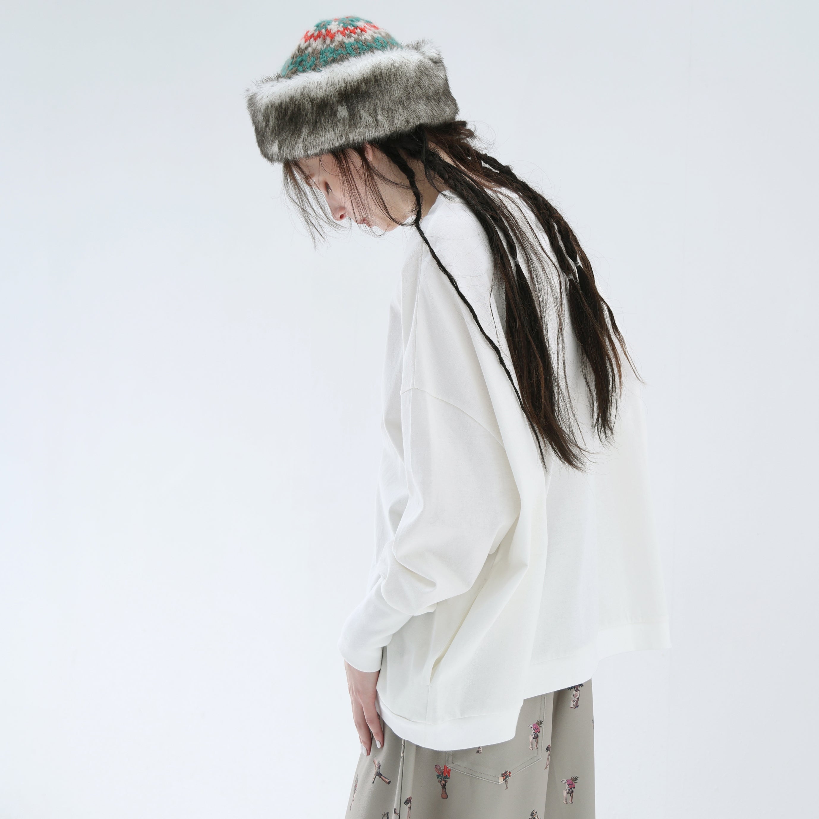 Primitive Knit Cap | Color_Moss | No_bsd25aw-23_moss【BEDSIDEDRAMA_ベッドサイドドラマ】【入荷予定アイテム・入荷連絡可能】