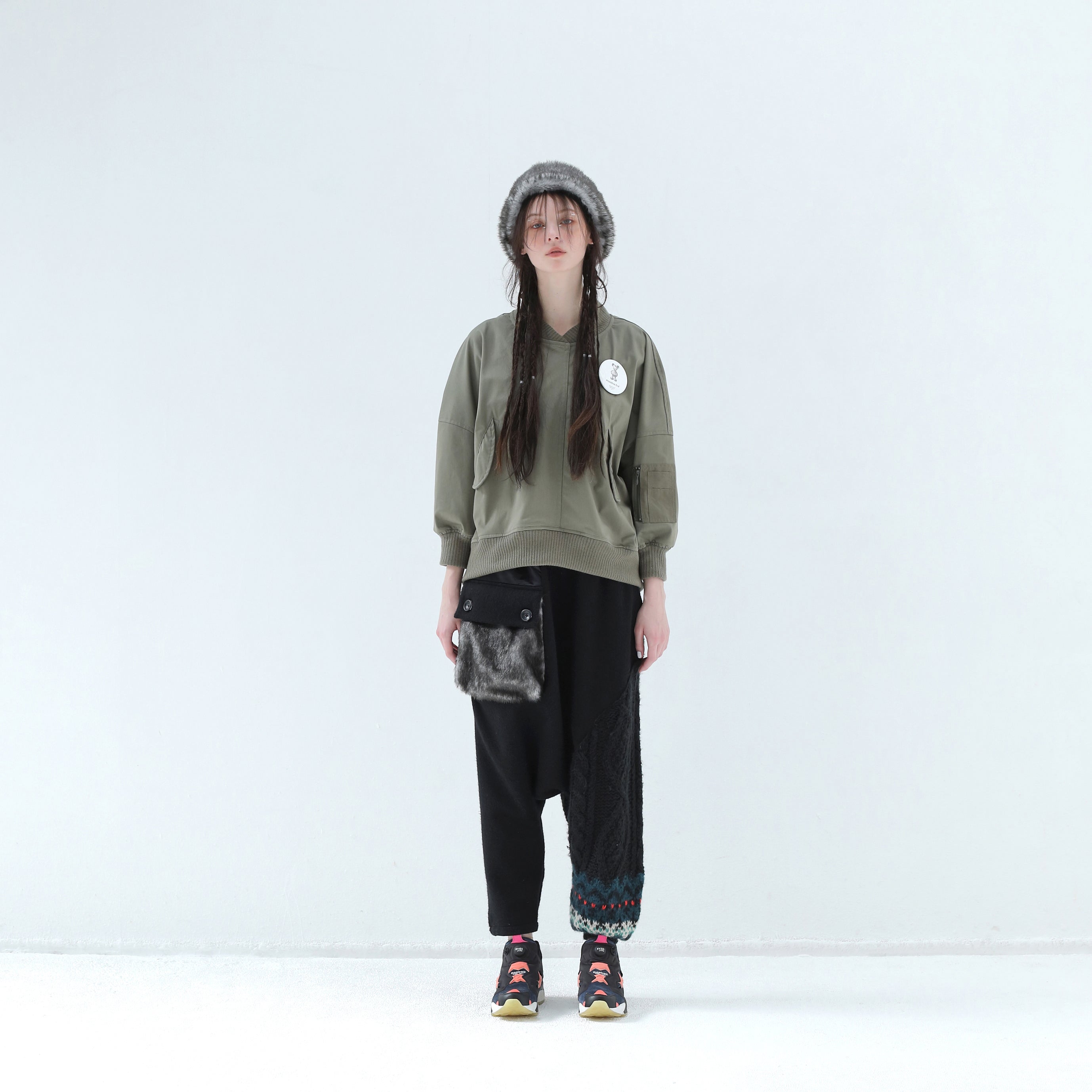 Primitive Knit Cap | Color_Black | No_bsd25aw-23_black【BEDSIDEDRAMA_ベッドサイドドラマ】【入荷予定アイテム・入荷連絡可能】