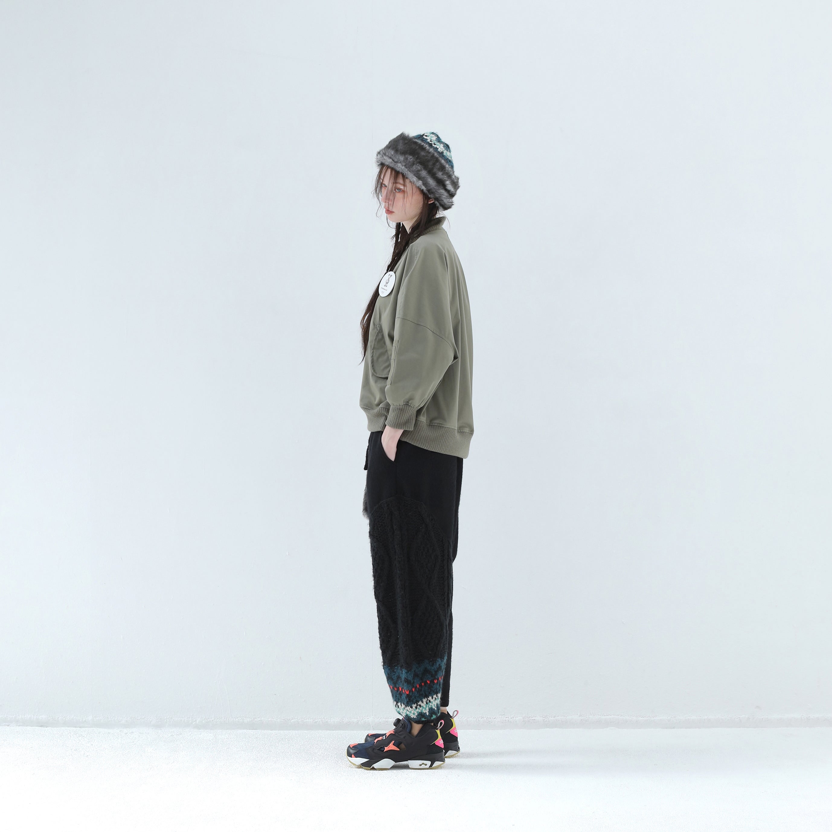 Primitive Knit Cap | Color_Black | No_bsd25aw-23_black【BEDSIDEDRAMA_ベッドサイドドラマ】【入荷予定アイテム・入荷連絡可能】