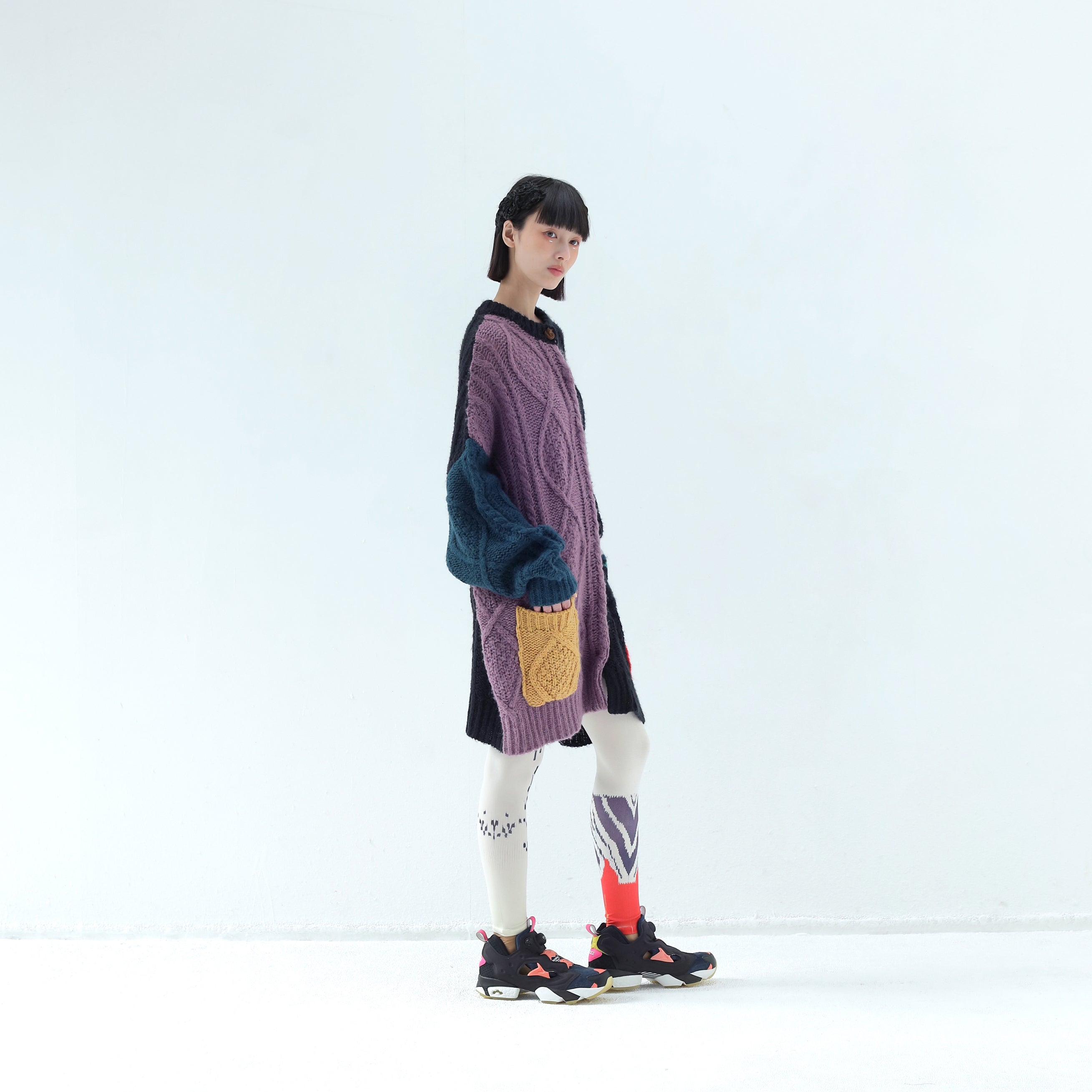 Primitive Leggins | Color_Hand | No_bsd25aw-24_hand【BEDSIDEDRAMA_ベッドサイドドラマ】【ネコポス選択可能】