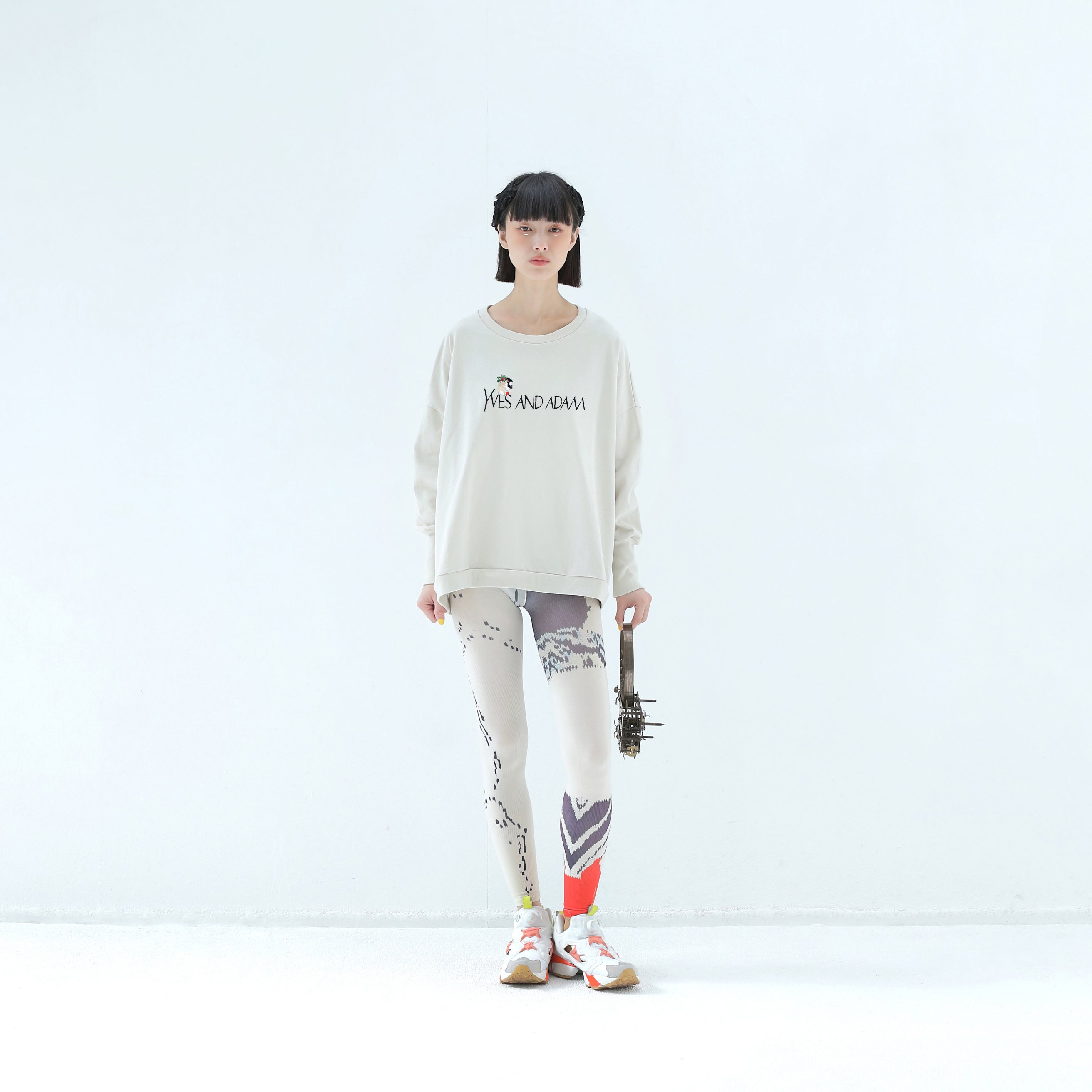 Primitive Leggins | Color_Hand | No_bsd25aw-24_hand【BEDSIDEDRAMA_ベッドサイドドラマ】【ネコポス選択可能】