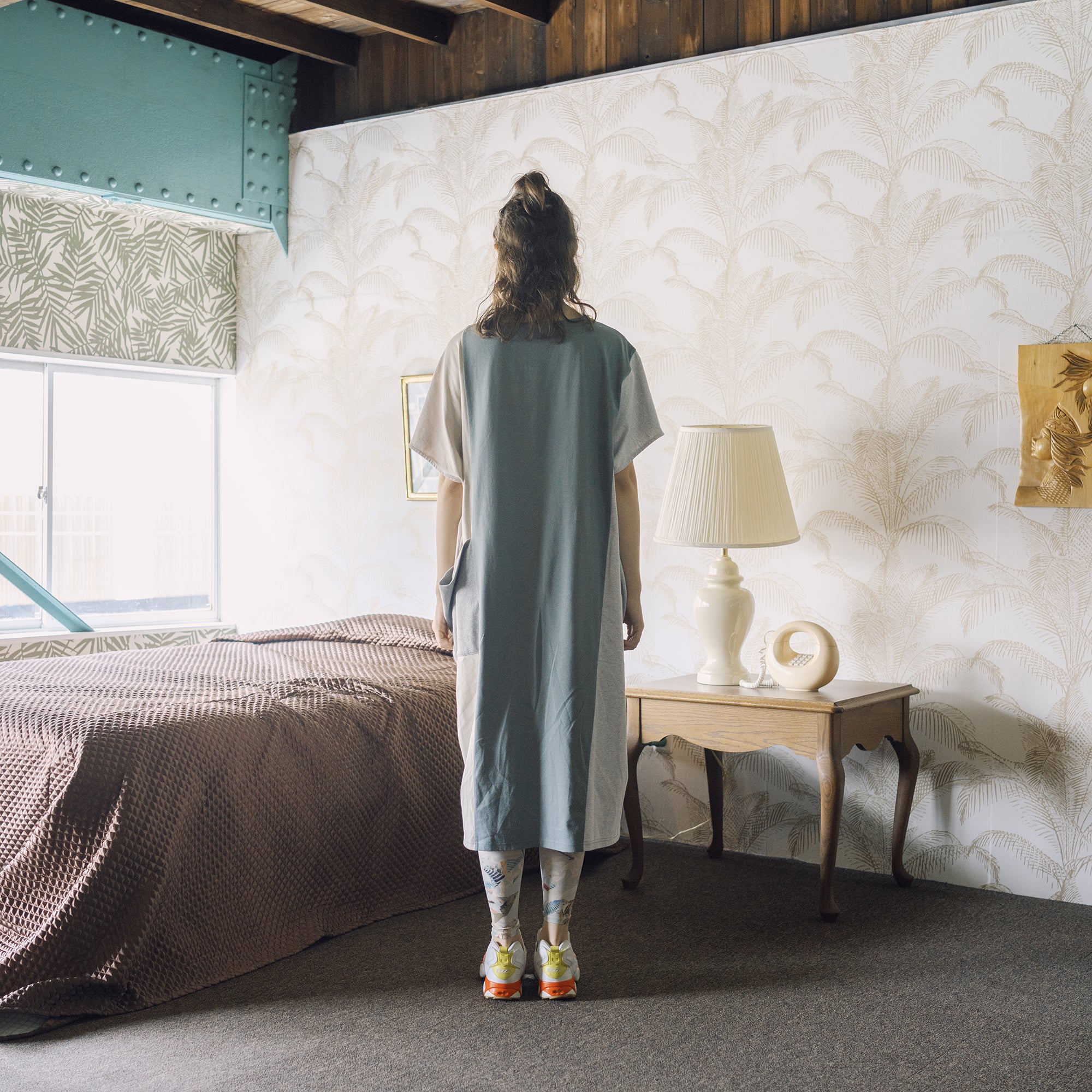 BSD25SS-20_Mint | Color Scheme Dress Tee | Color:Mint【BEDSIDEDRAMA_ベッドサイドドラマ】