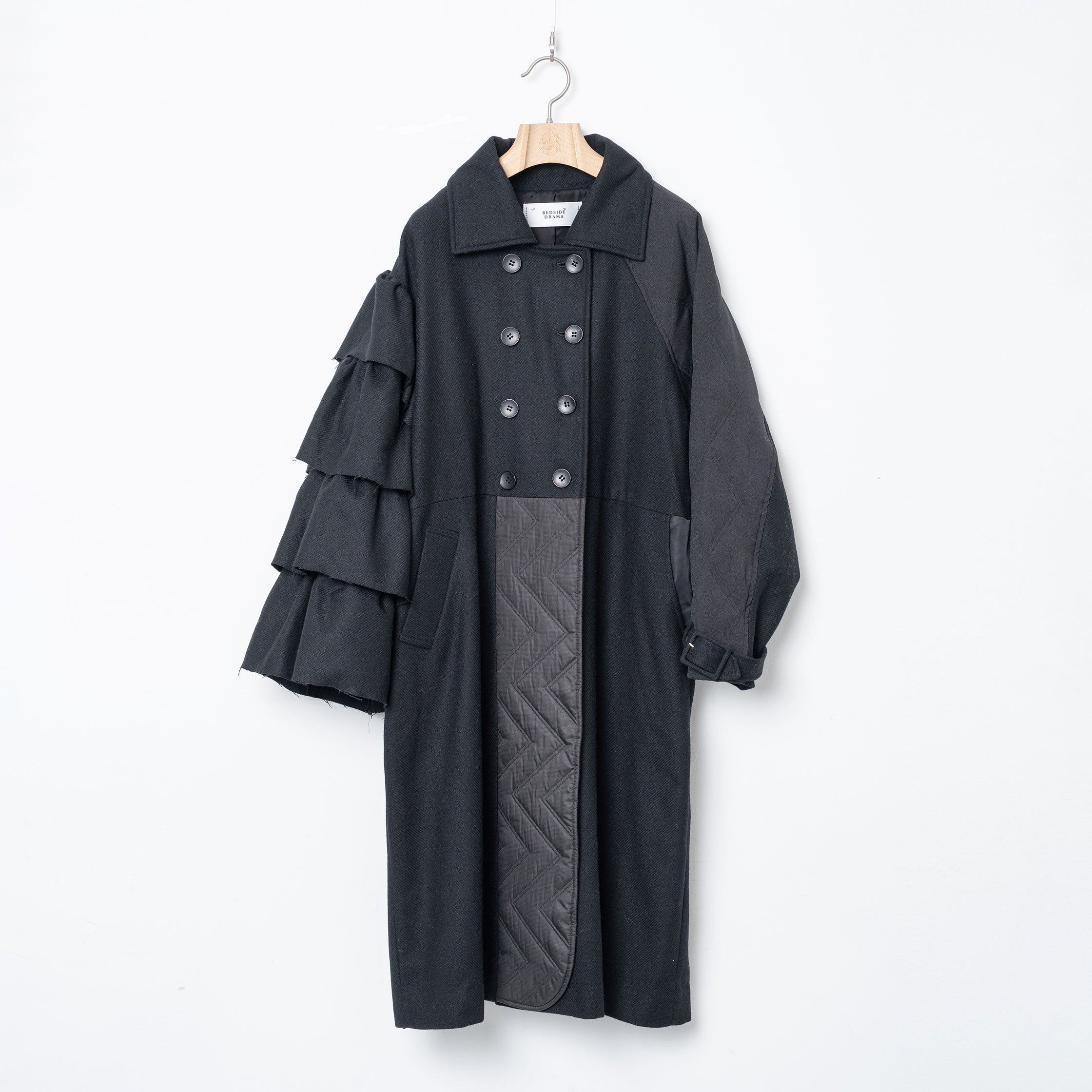 Dreamin' Mix Wide Coat – Black | BEDSIDEDRAMA | 入荷予定アイテム