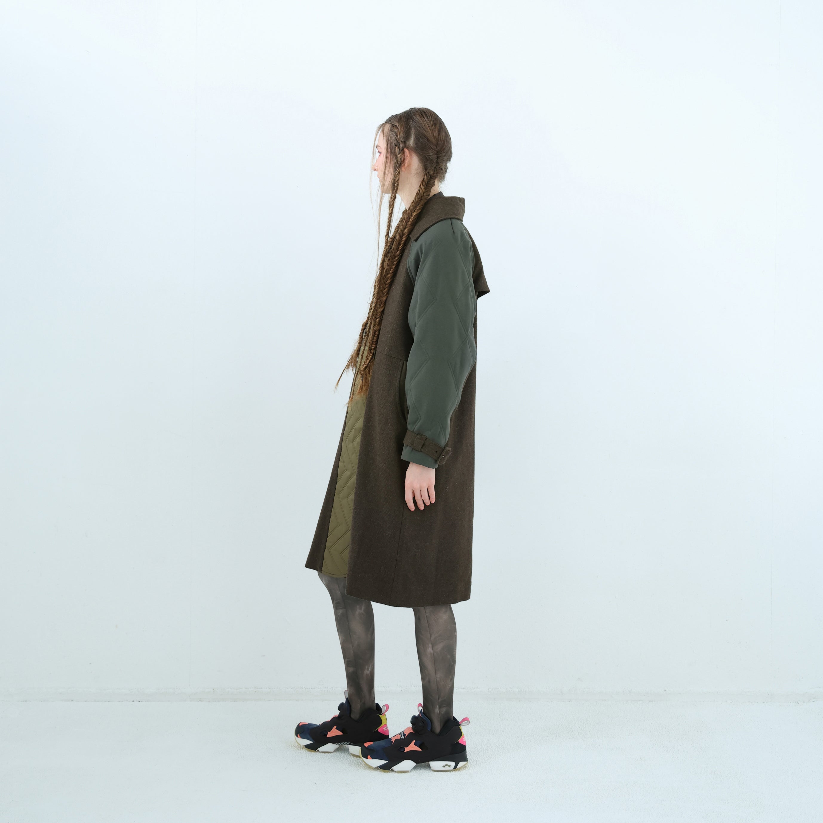Dreamin' Mix Wide Coat – Khaki | BEDSIDEDRAMA | 入荷予定アイテム