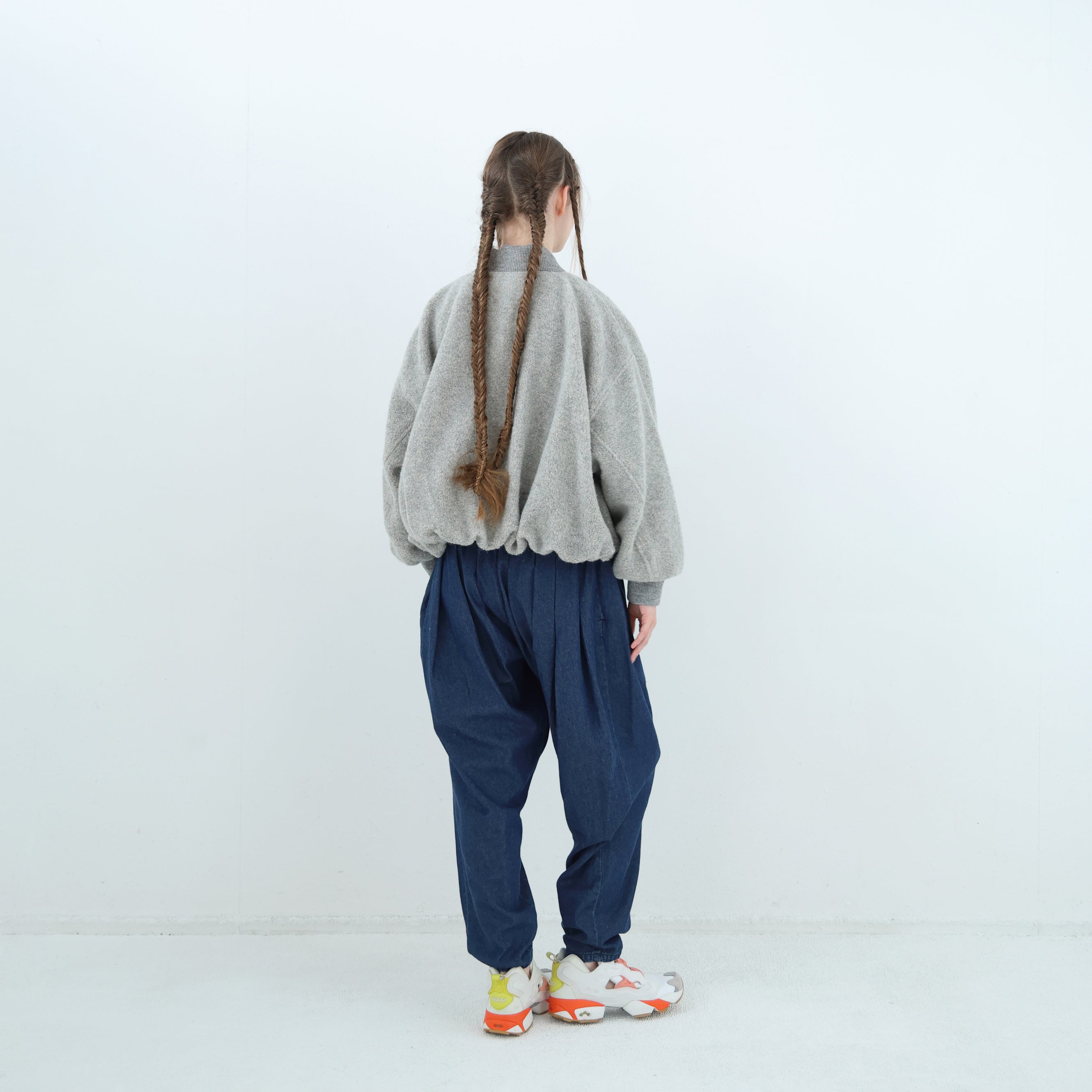 Outdoor Big Pocket Mix Blouson – Grey | BEDSIDEDRAMA | 入荷予定アイテム