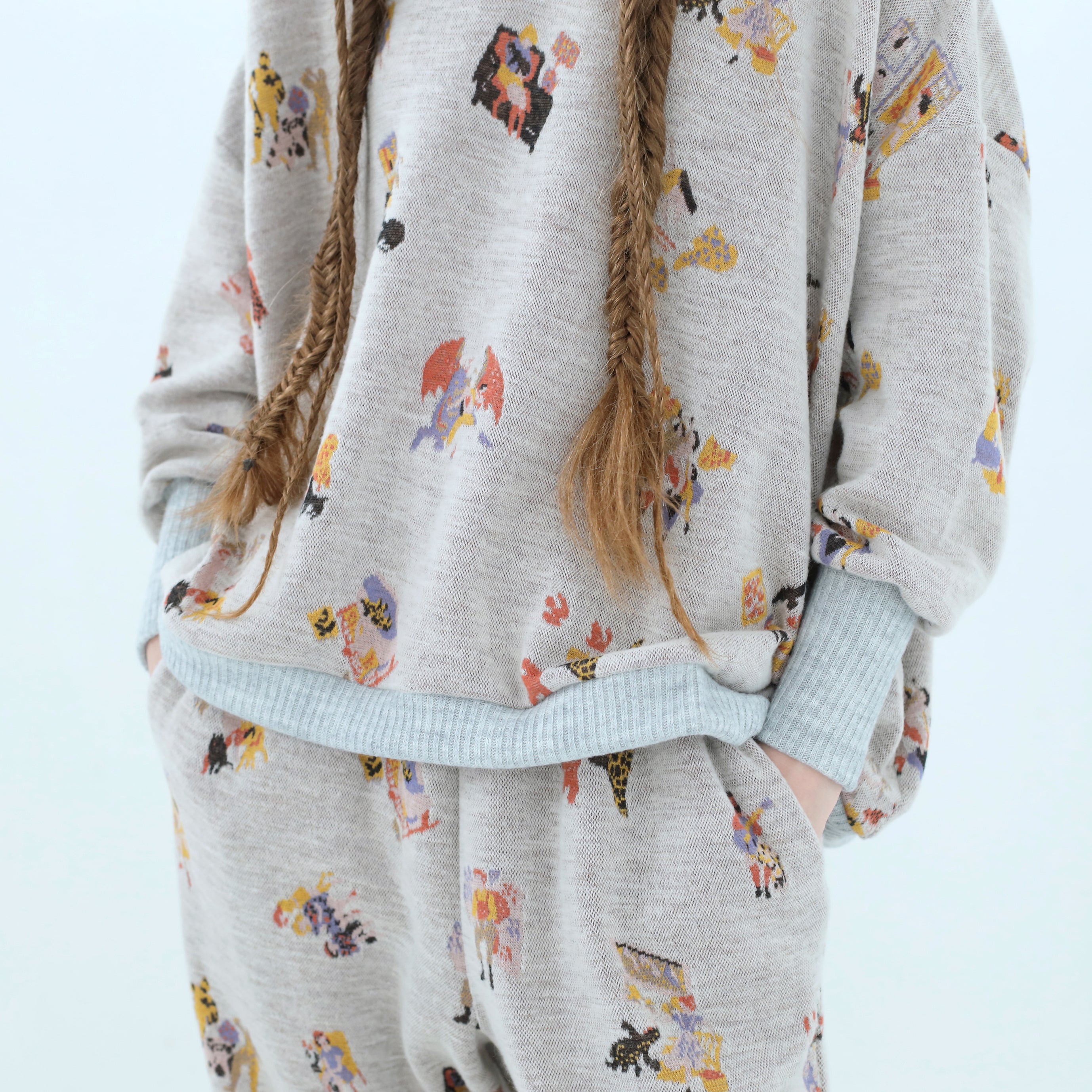 Twenty Night JQ Pulover – Grey | BEDSIDEDRAMA | 入荷予定アイテム