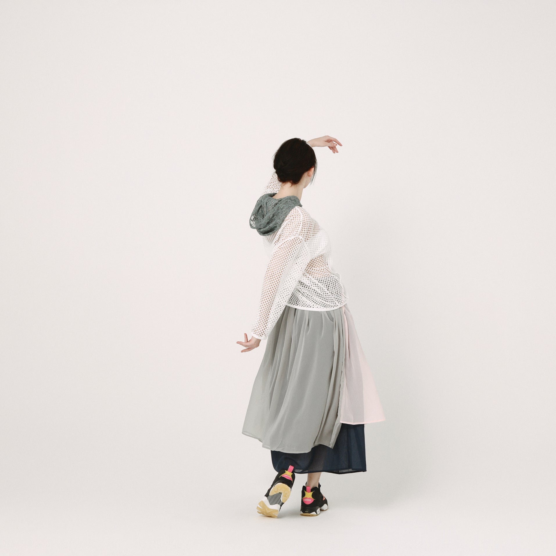Mirage Layer Skirt– Grey | BEDSIDEDRAMA