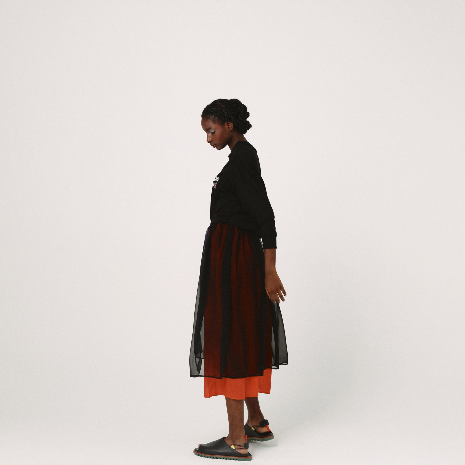 Mirage Layer Skirt– Black | BEDSIDEDRAMA