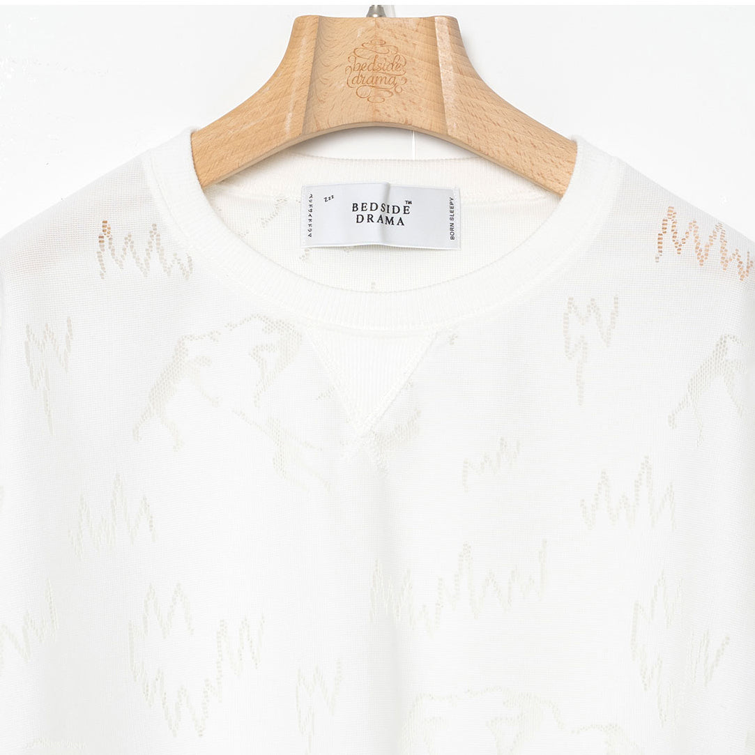 Dancing Lace Pullover | Color_White | No_BSD26SS-11_White【BEDSIDEDRAMA_ベッドサイドドラマ】【入荷予定アイテム・入荷連絡可能】