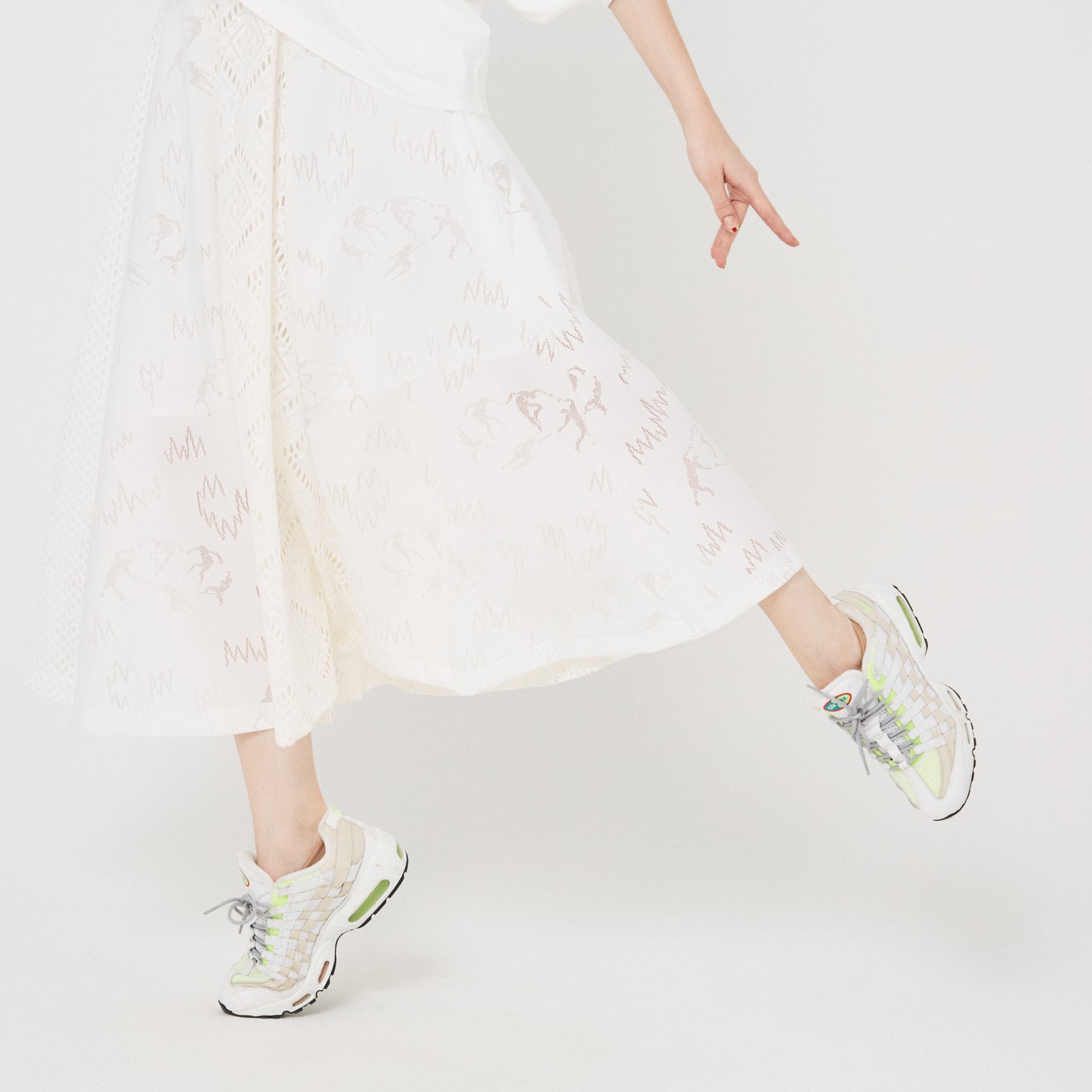 Dancing Lace Culottes | Color_White | No_BSD26SS-12_White【BEDSIDEDRAMA_ベッドサイドドラマ】【入荷予定アイテム・入荷連絡可能】