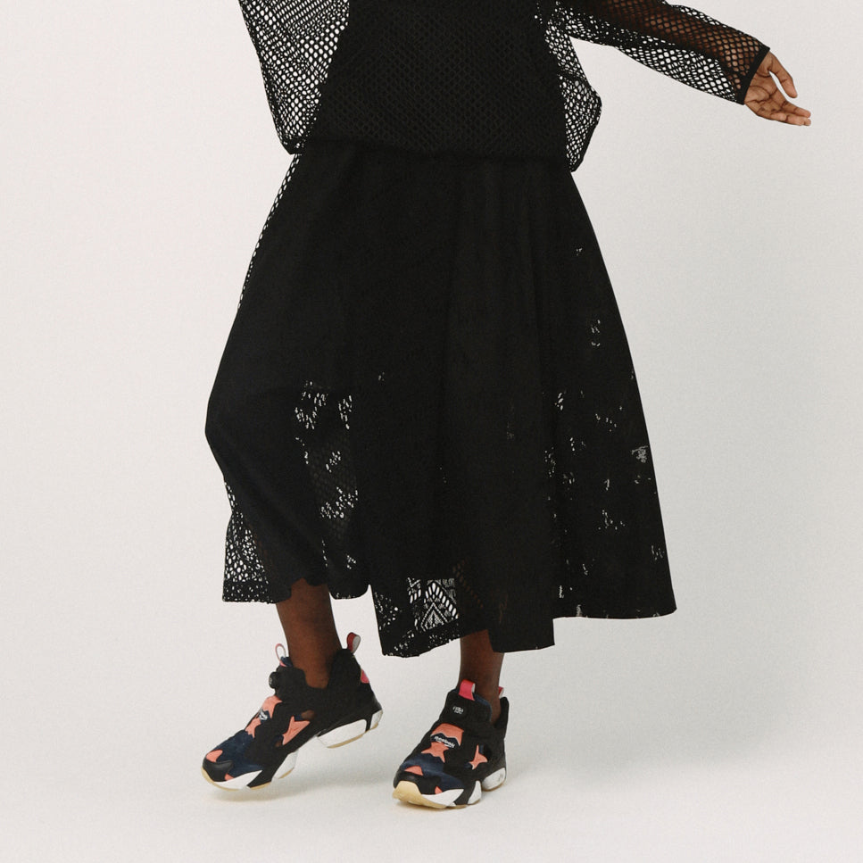 Dancing Lace Culottes | Color_Black | No_BSD26SS-12_Black【BEDSIDEDRAMA_ベッドサイドドラマ】【入荷予定アイテム・入荷連絡可能】