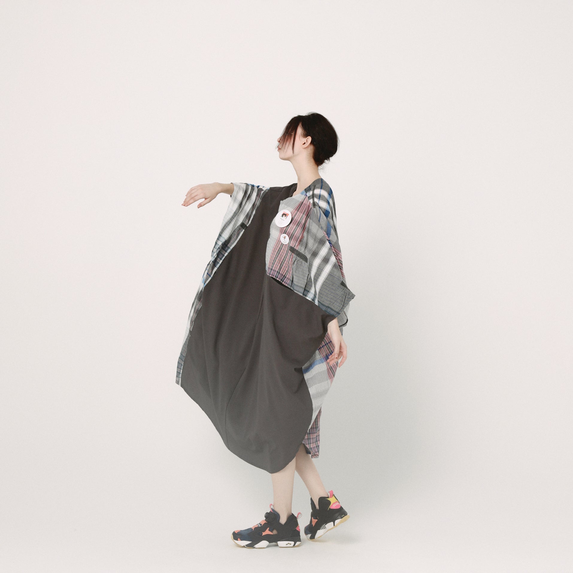 Dress Maxi One-piece | Color_Grey | No_BSD26SS-13_Grey【BEDSIDEDRAMA_ベッドサイドドラマ】【入荷予定アイテム・入荷連絡可能】