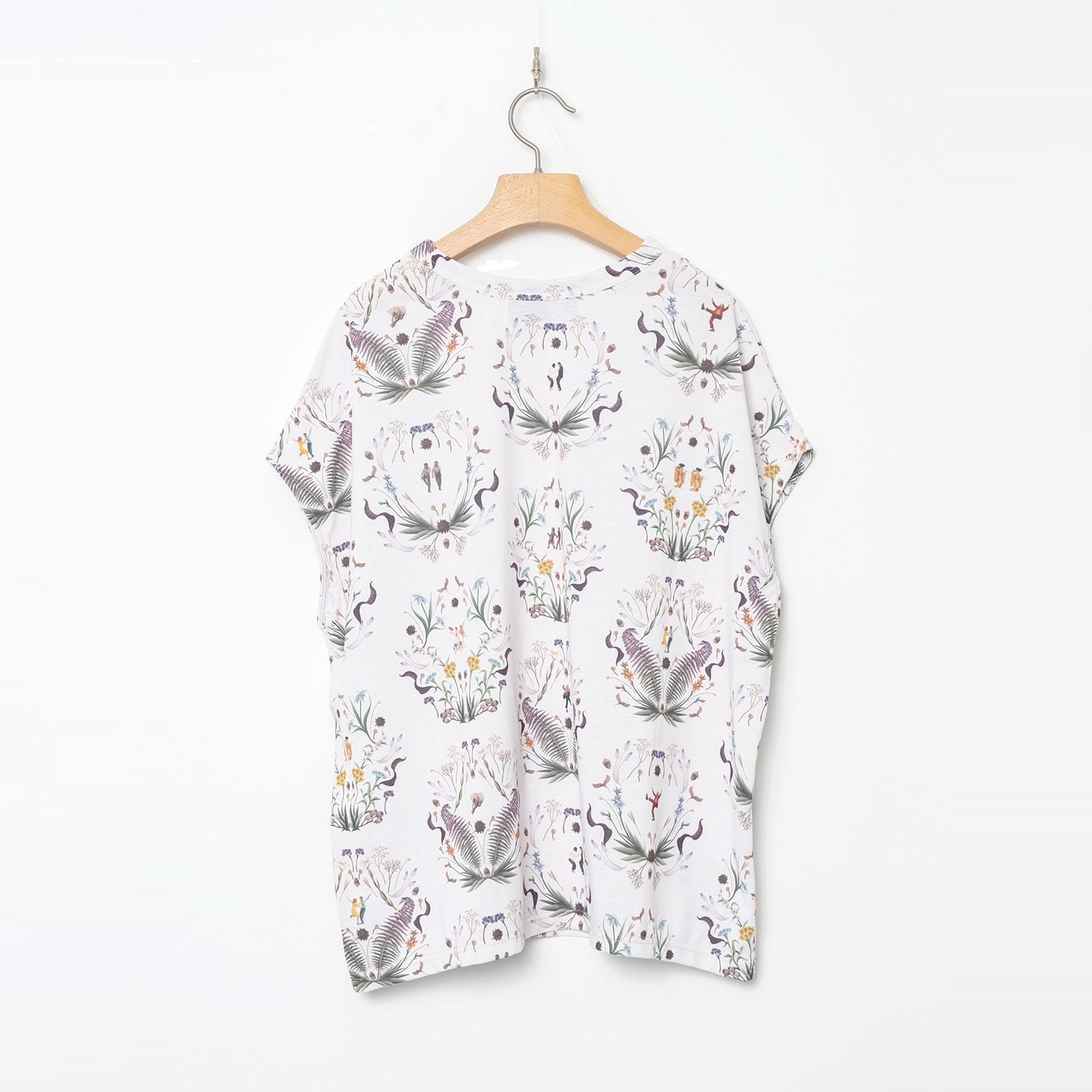 Dance In The Garden Tee | Color_Natural | No_BSD26SS-18_Natural【BEDSIDEDRAMA_ベッドサイドドラマ】【入荷予定アイテム・入荷連絡可能】