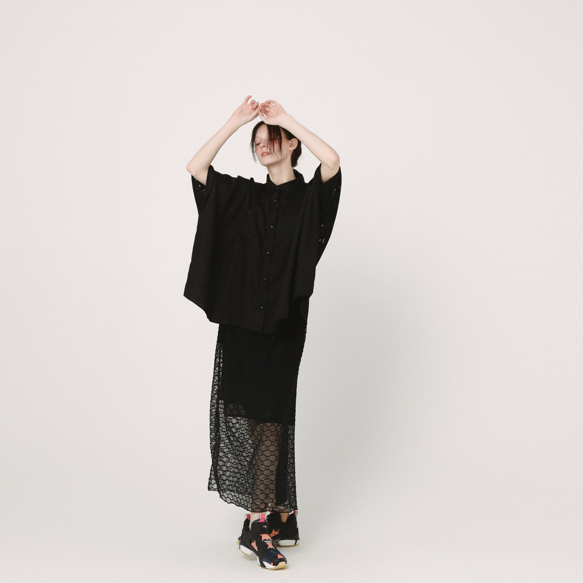 Ultra Mesh Skirt | Color_Black | No_BSD26SS-21_Black【BEDSIDEDRAMA_ベッドサイドドラマ】【入荷予定アイテム・入荷連絡可能】