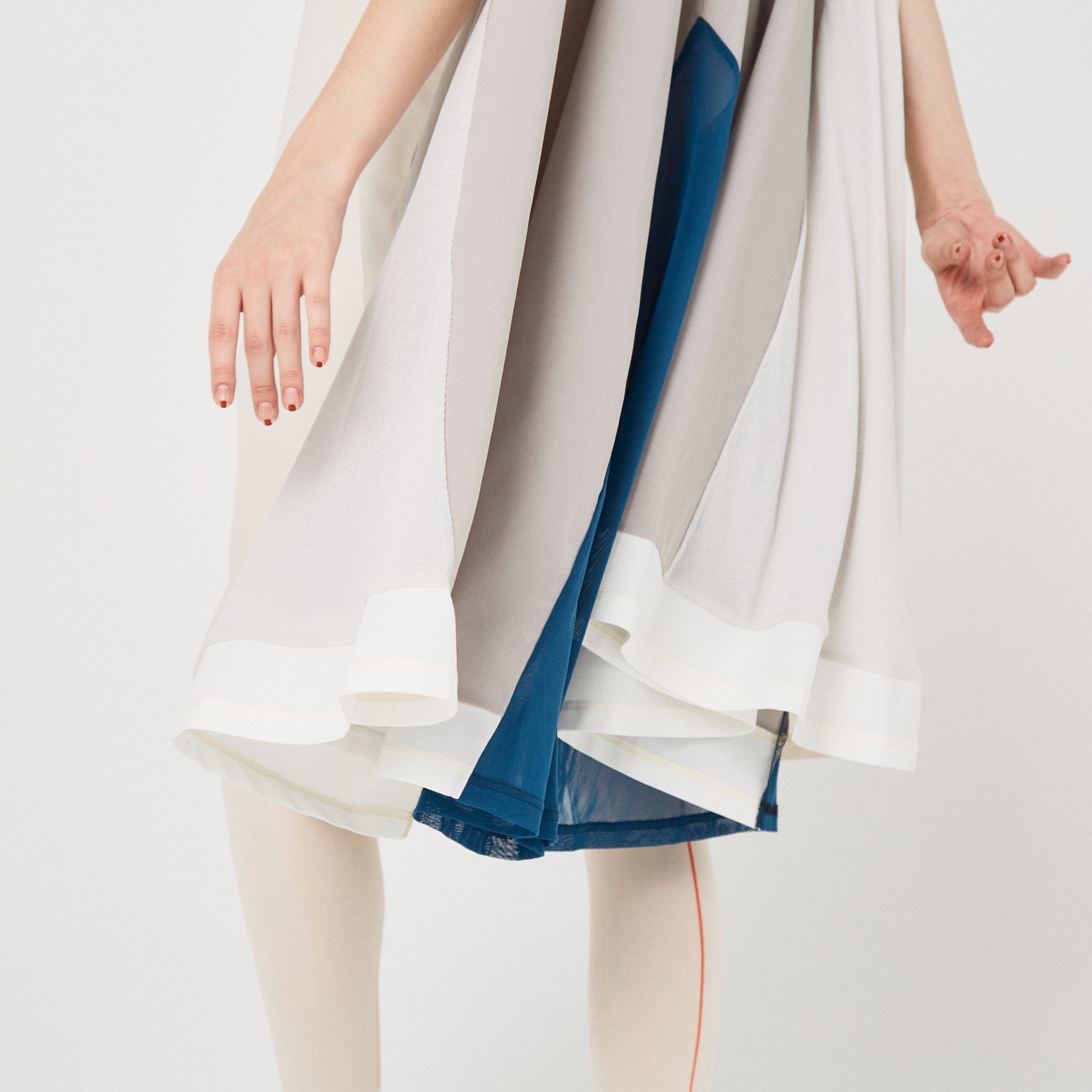 Draped Maxi Tee Dress | Color_L Grey | No_BSD26SS-22_L Grey【BEDSIDEDRAMA_ベッドサイドドラマ】【入荷予定アイテム・入荷連絡可能】