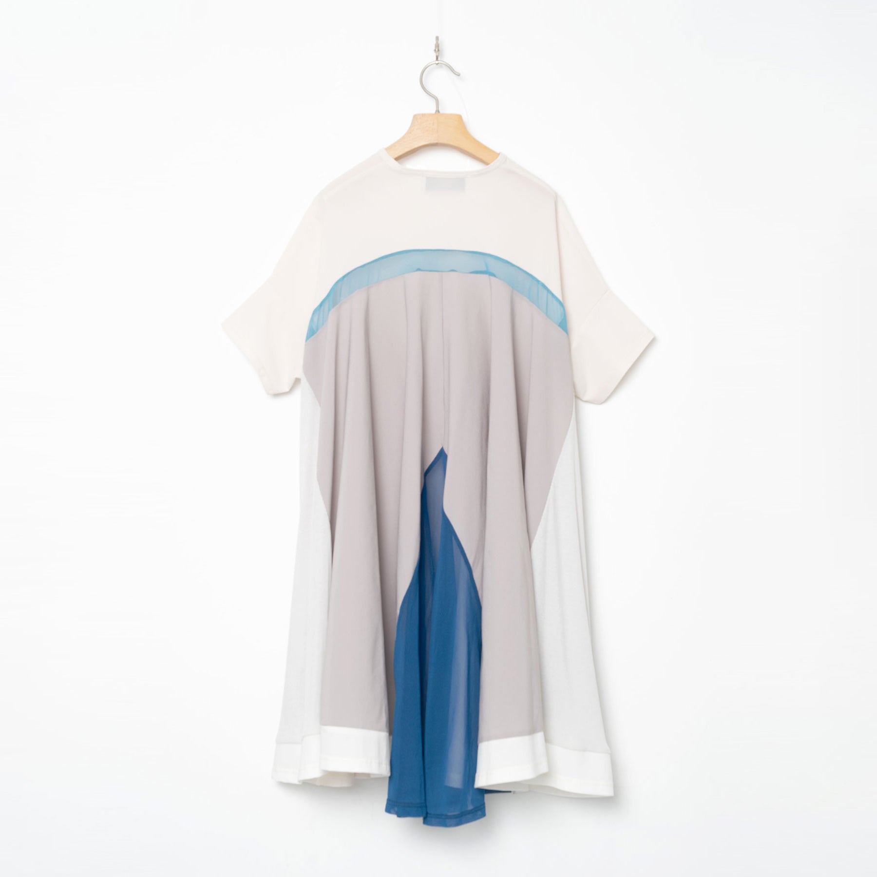 Draped Maxi Tee Dress | Color_L Grey | No_BSD26SS-22_L Grey【BEDSIDEDRAMA_ベッドサイドドラマ】【入荷予定アイテム・入荷連絡可能】