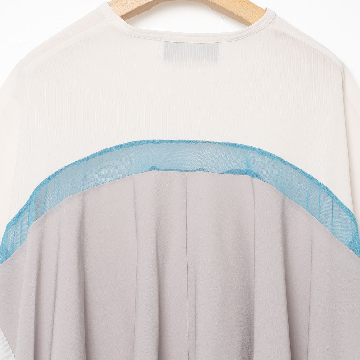 Draped Maxi Tee Dress | Color_L Grey | No_BSD26SS-22_L Grey【BEDSIDEDRAMA_ベッドサイドドラマ】【入荷予定アイテム・入荷連絡可能】