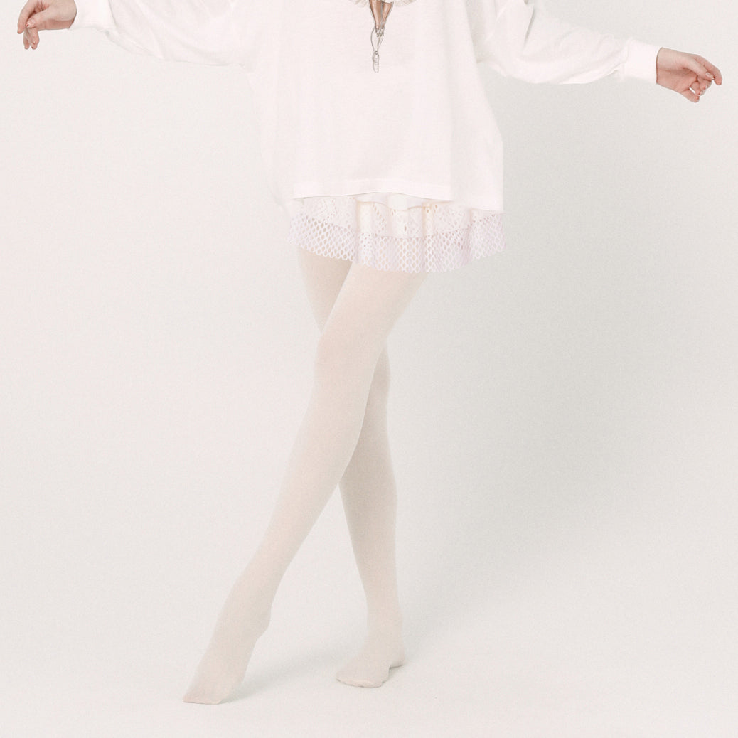 Frill Collar and Wrap Tutu Skirt | Color_White | No_BSD26SS-26_White【BEDSIDEDRAMA_ベッドサイドドラマ】【入荷予定アイテム・入荷連絡可能】