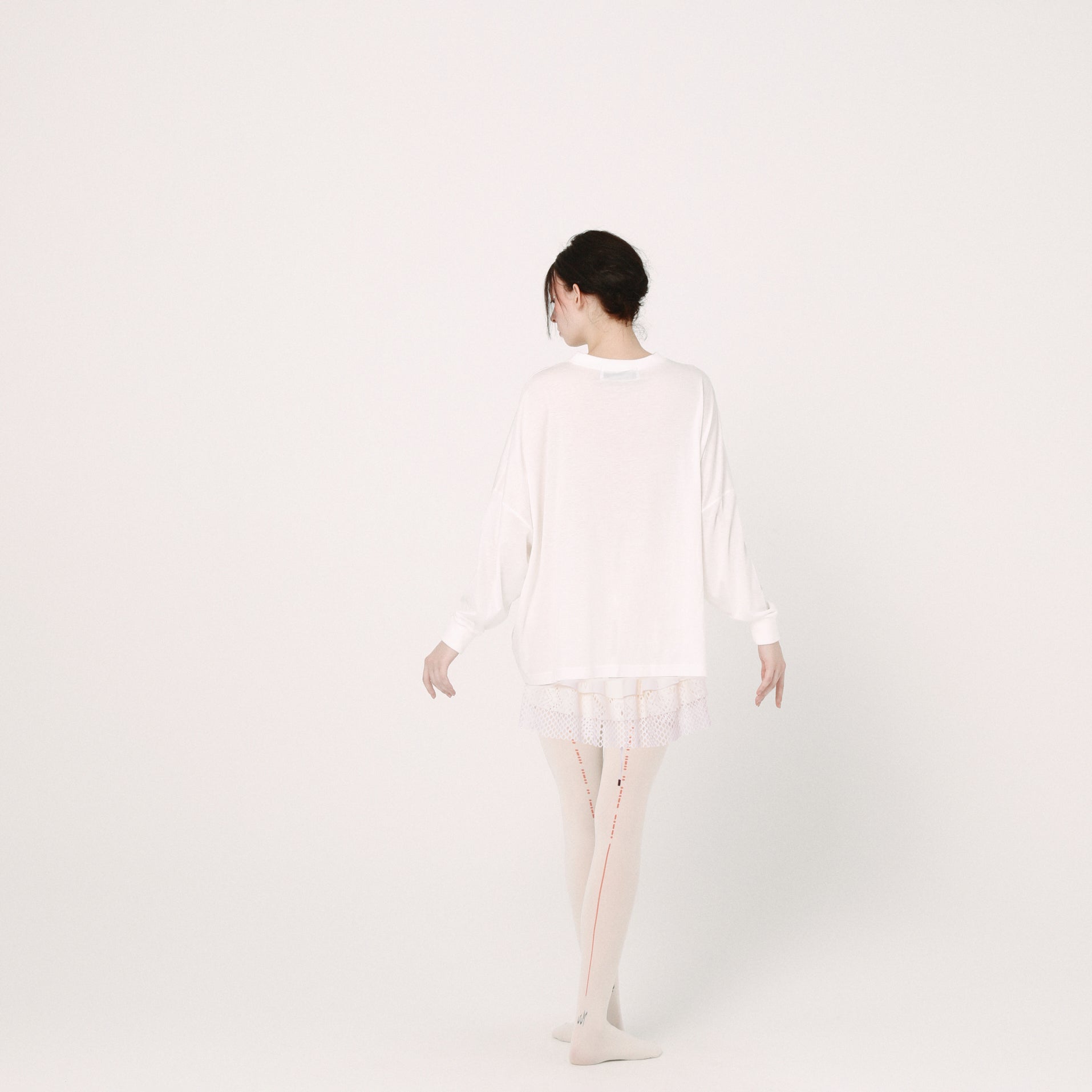 Frill Collar and Wrap Tutu Skirt | Color_White | No_BSD26SS-26_White【BEDSIDEDRAMA_ベッドサイドドラマ】【入荷予定アイテム・入荷連絡可能】