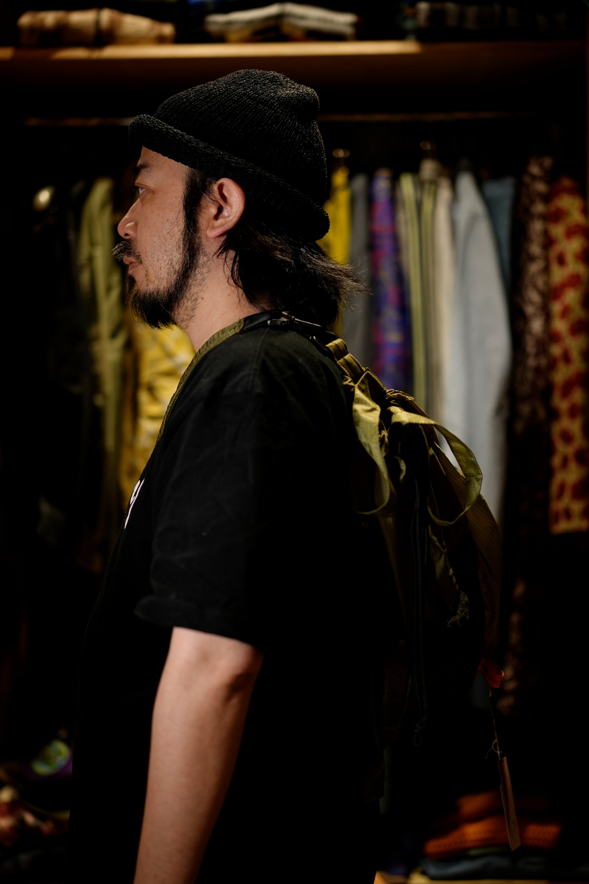 mate-285_Olive | ライナーパッチPKサック | Color:Olive【REHERSALL_リハーズオール】【archive】