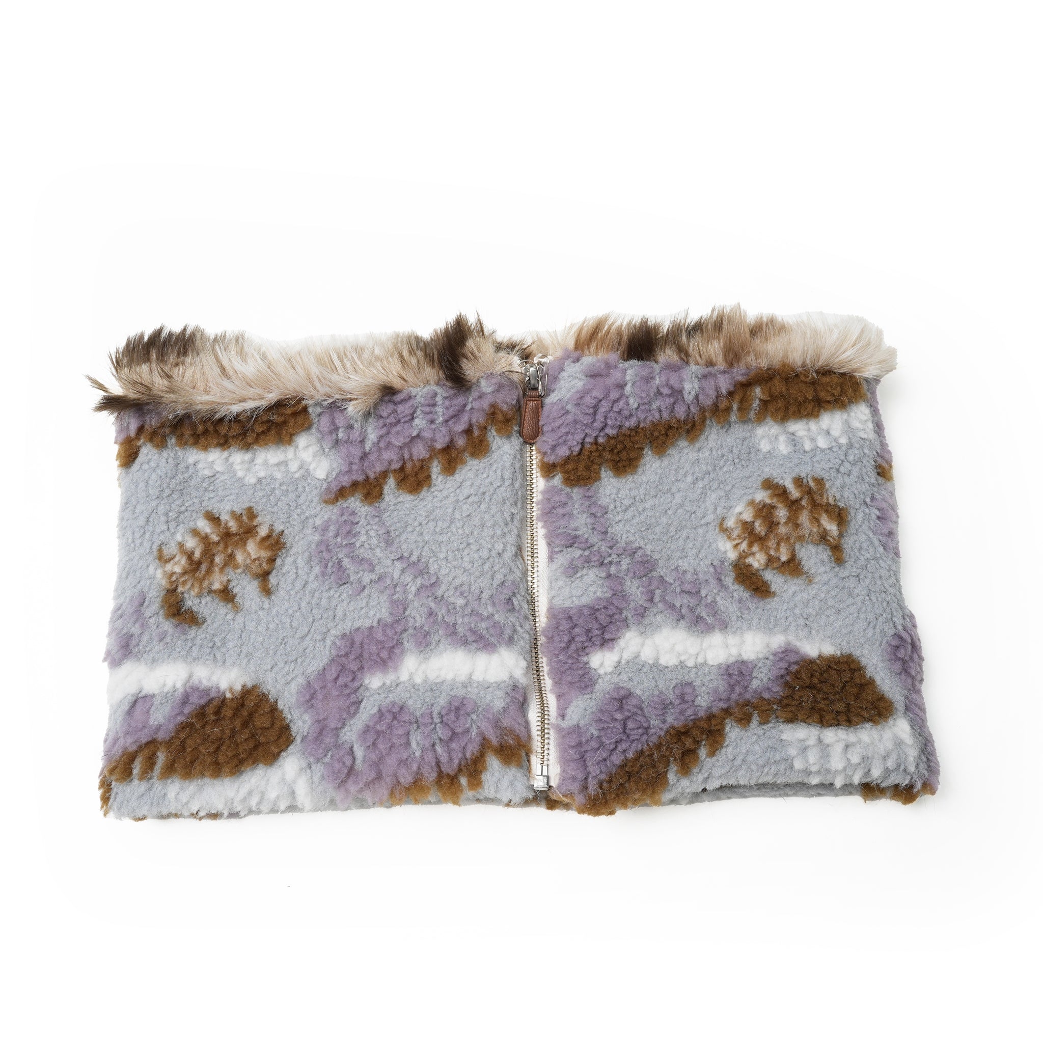 bsd23AW-07a | Forest Fleece JQ Neck Warmer | Color:L..Grey【BEDSIDEDRAMA_ベッドサイドドラマ】【archive】
