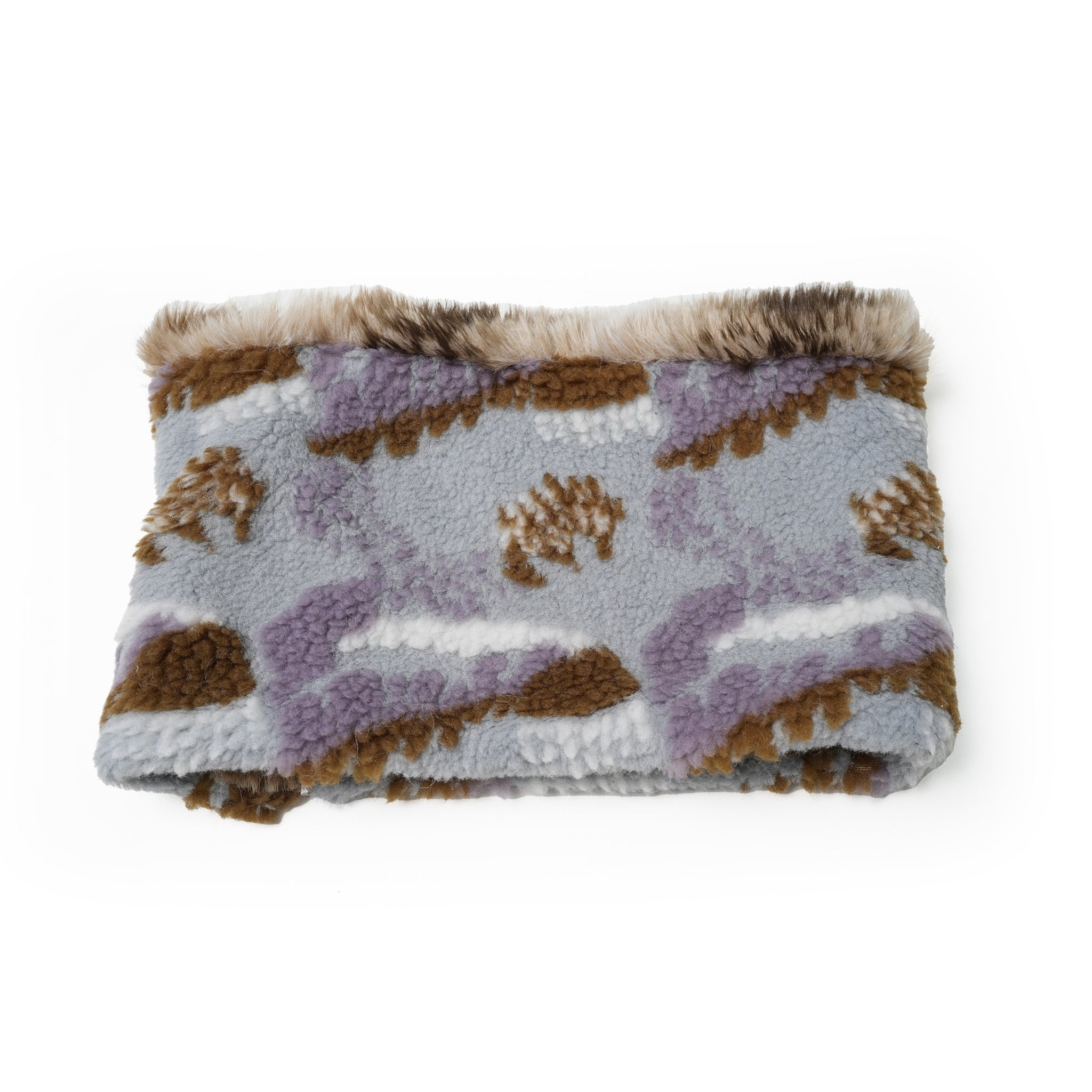 No:bsd23AW-07a | Name:Forest Fleece JQ Neck Warmer | Color:L..Grey【BEDSIDEDRAMA_ベッドサイドドラマ】