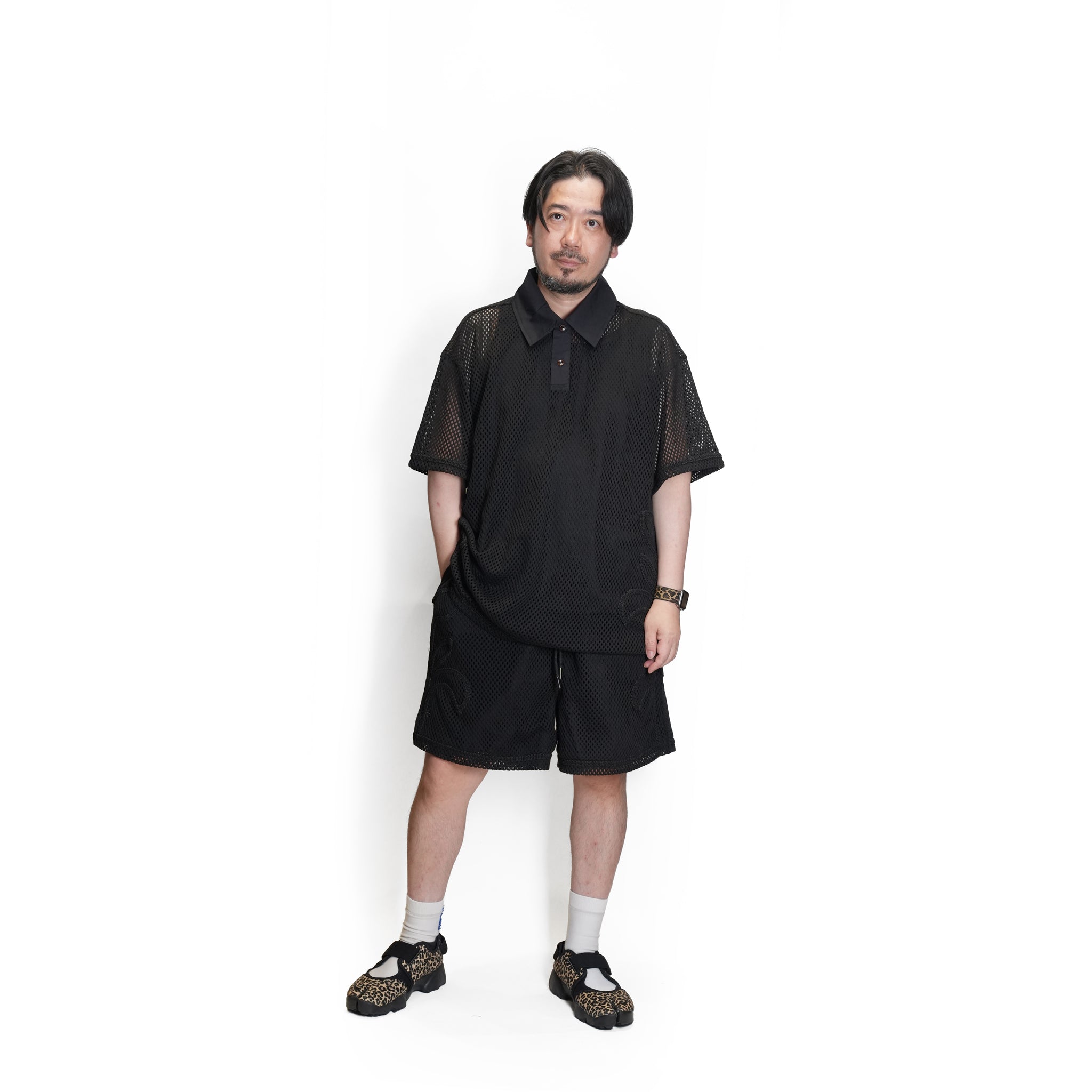 (A)crypsis® Medieval Flora Mesh Series Shorts - Black | (A)CRYPSIS®