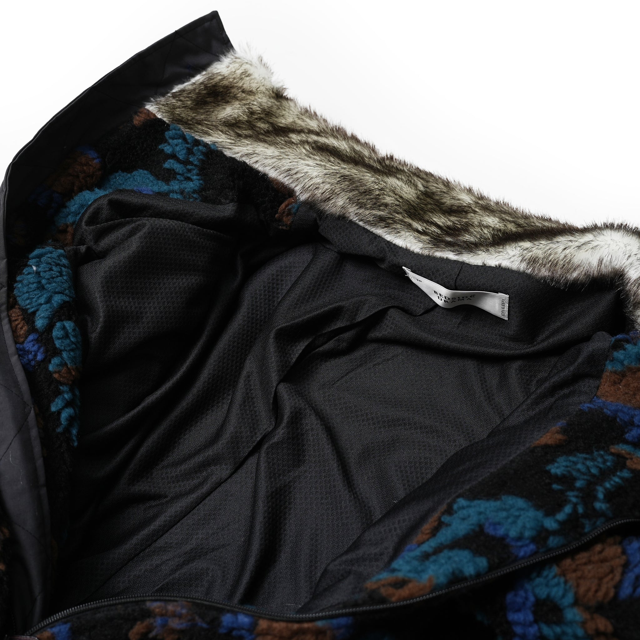 No:bsd23AW-05 | Name:Forest Fleece JQ Coat | Color:Black【BEDSIDEDRAMA_ベッドサイドドラマ】