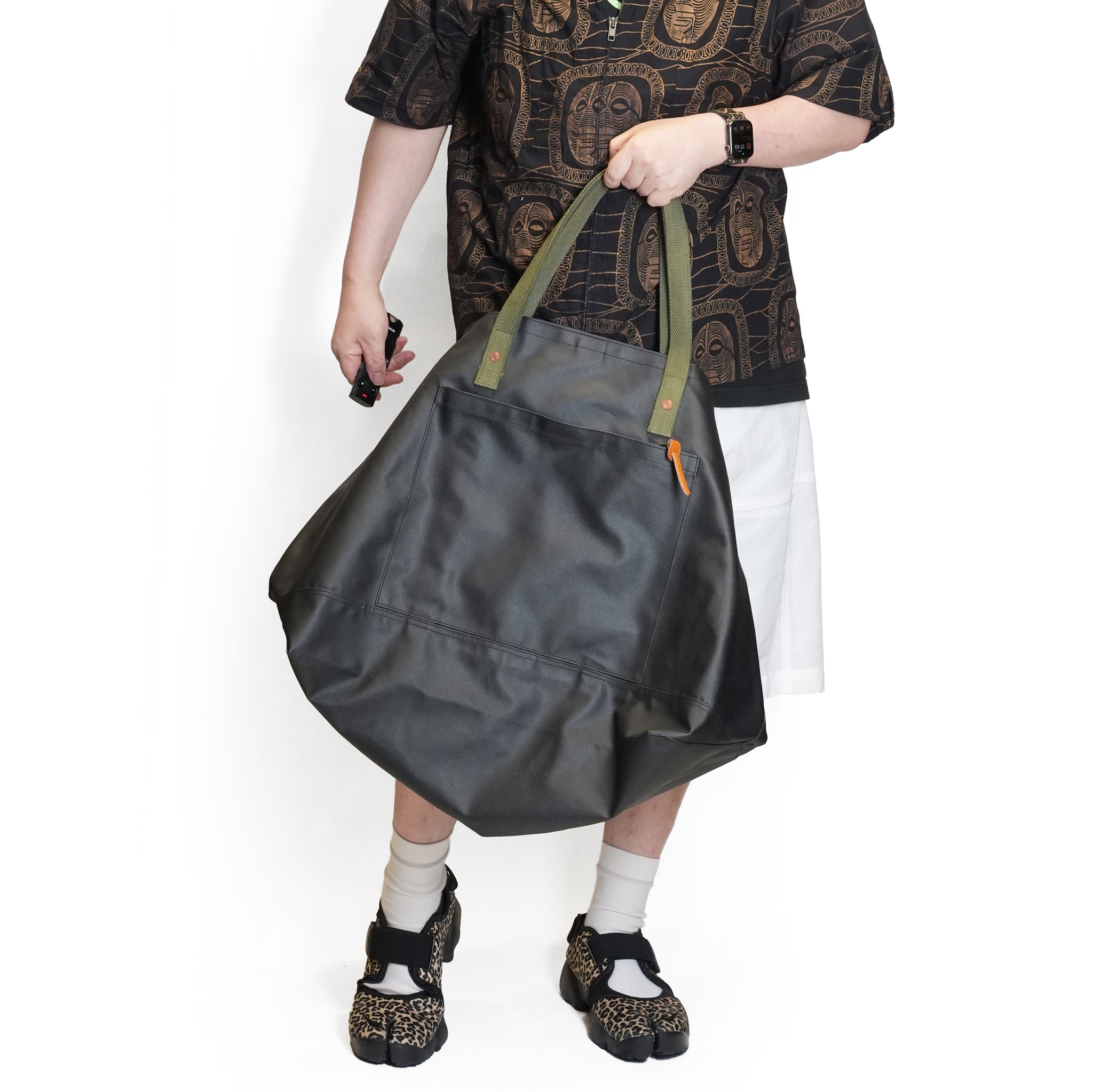 PL×WASABI DURABLE TENT TOTE L BLK | POLER