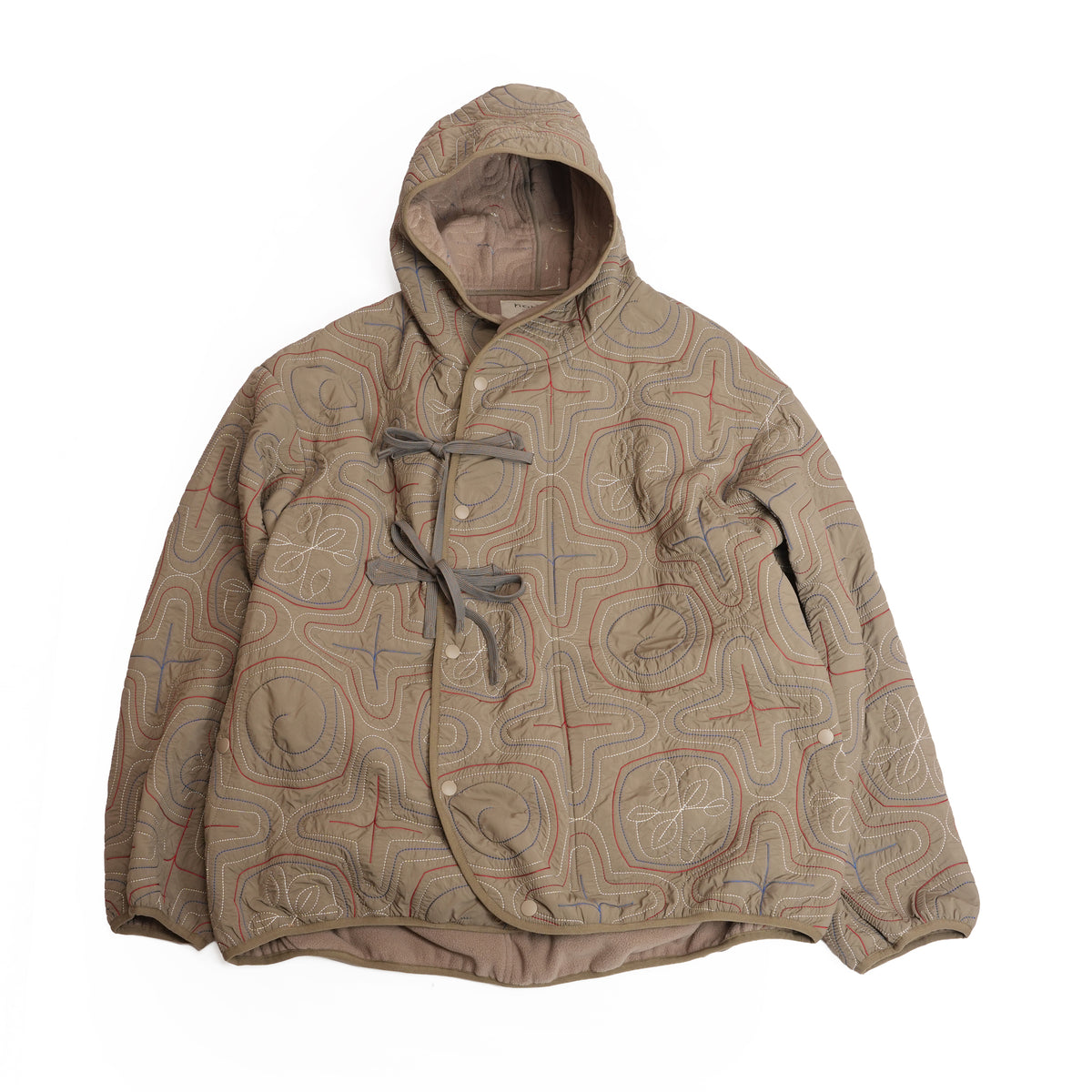 AINU Quilting Hoodie – Gray | NORBIT