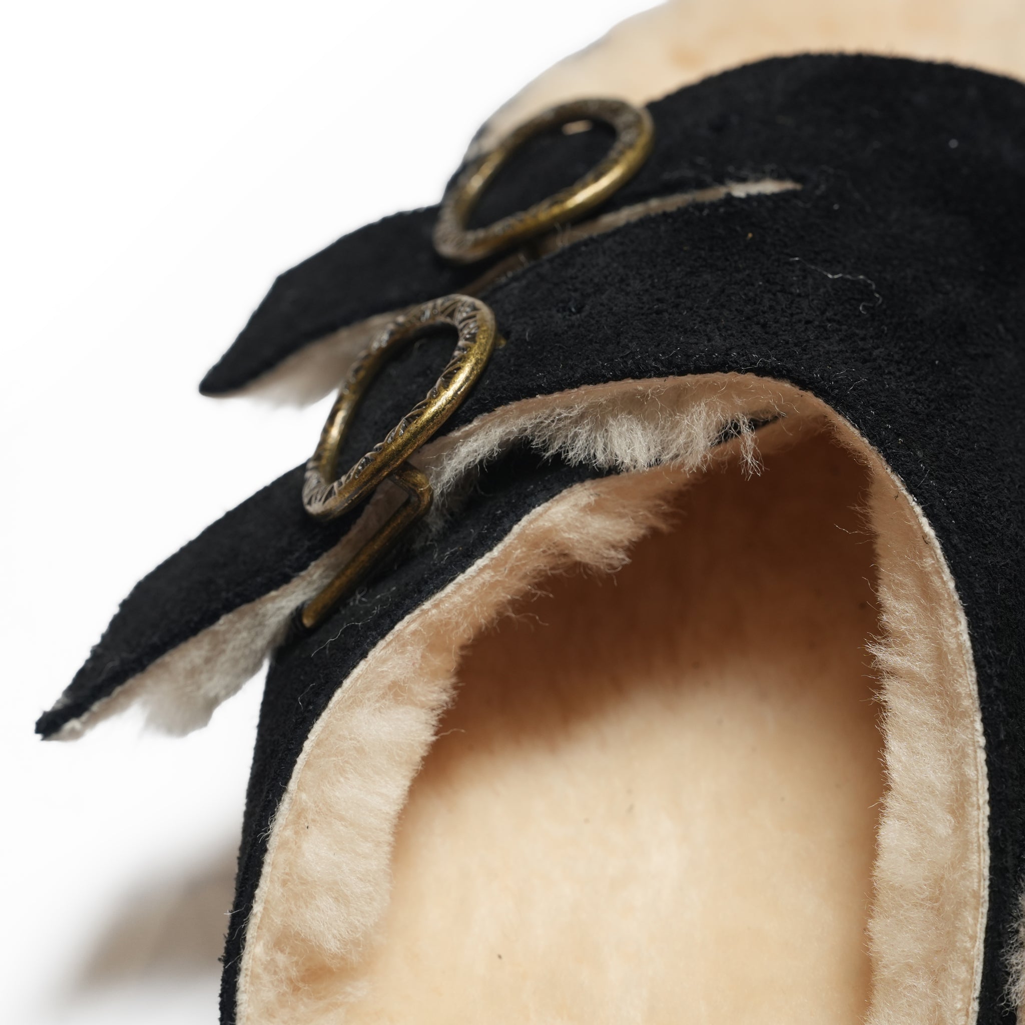 EASY WARM BELTED SLIDE | Color_Black / Brown | No_CM26D002【Commodities_コモディティーズ】