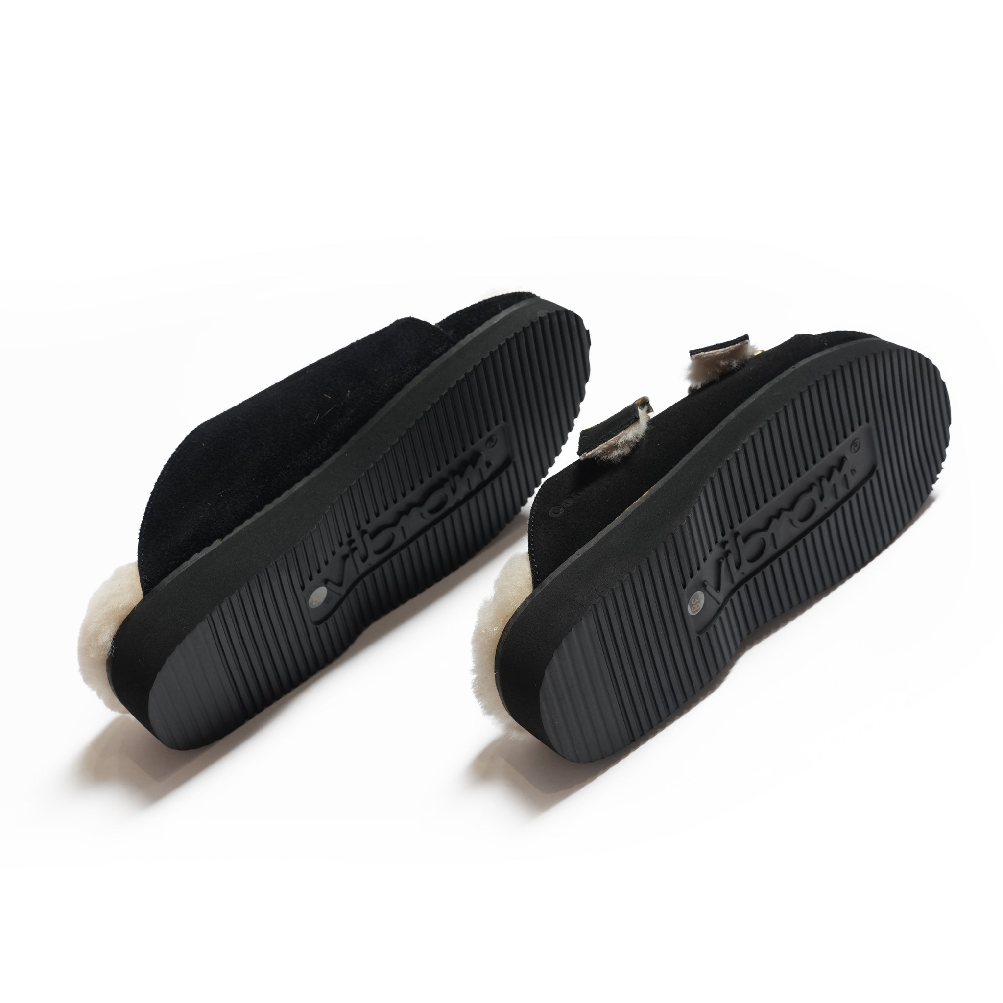 EASY WARM BELTED SLIDE | Color_Black / Brown | No_CM26D002【Commodities_コモディティーズ】