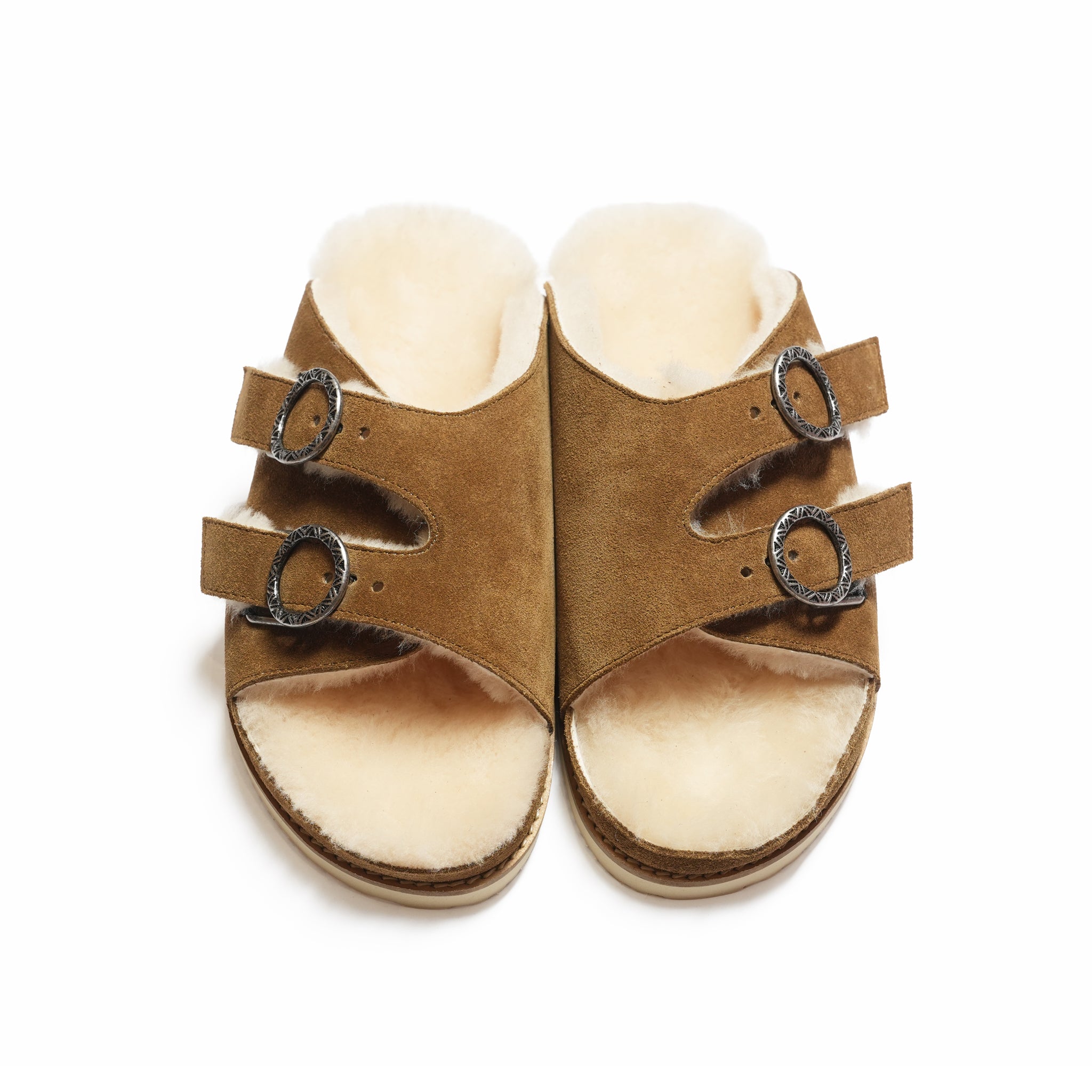 EASY WARM BELTED SLIDE | Color_Black / Brown | No_CM26D002【Commodities_コモディティーズ】