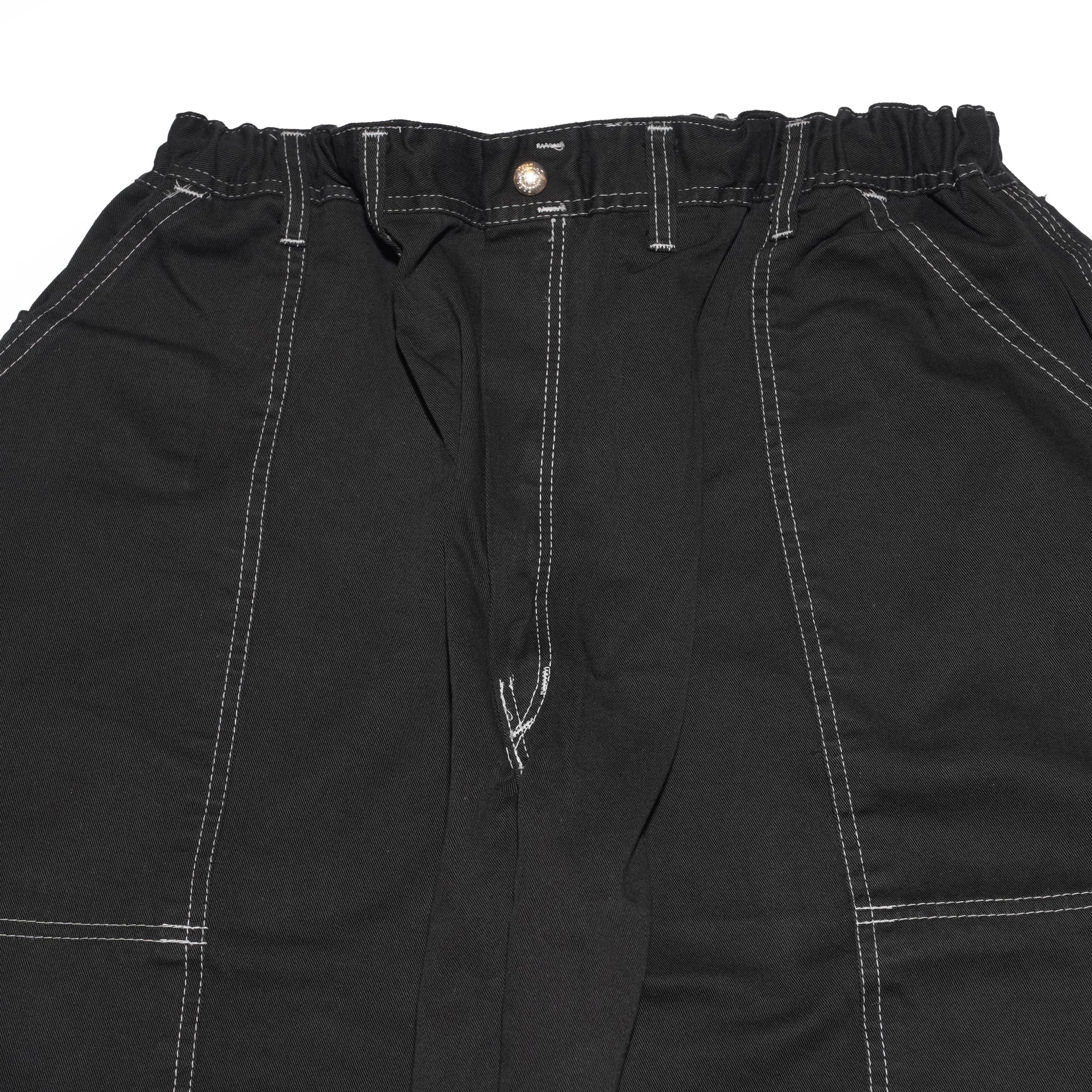 =BIG PAINTER_DOUBLE KNEE= – Dyed Black | ODDMENT