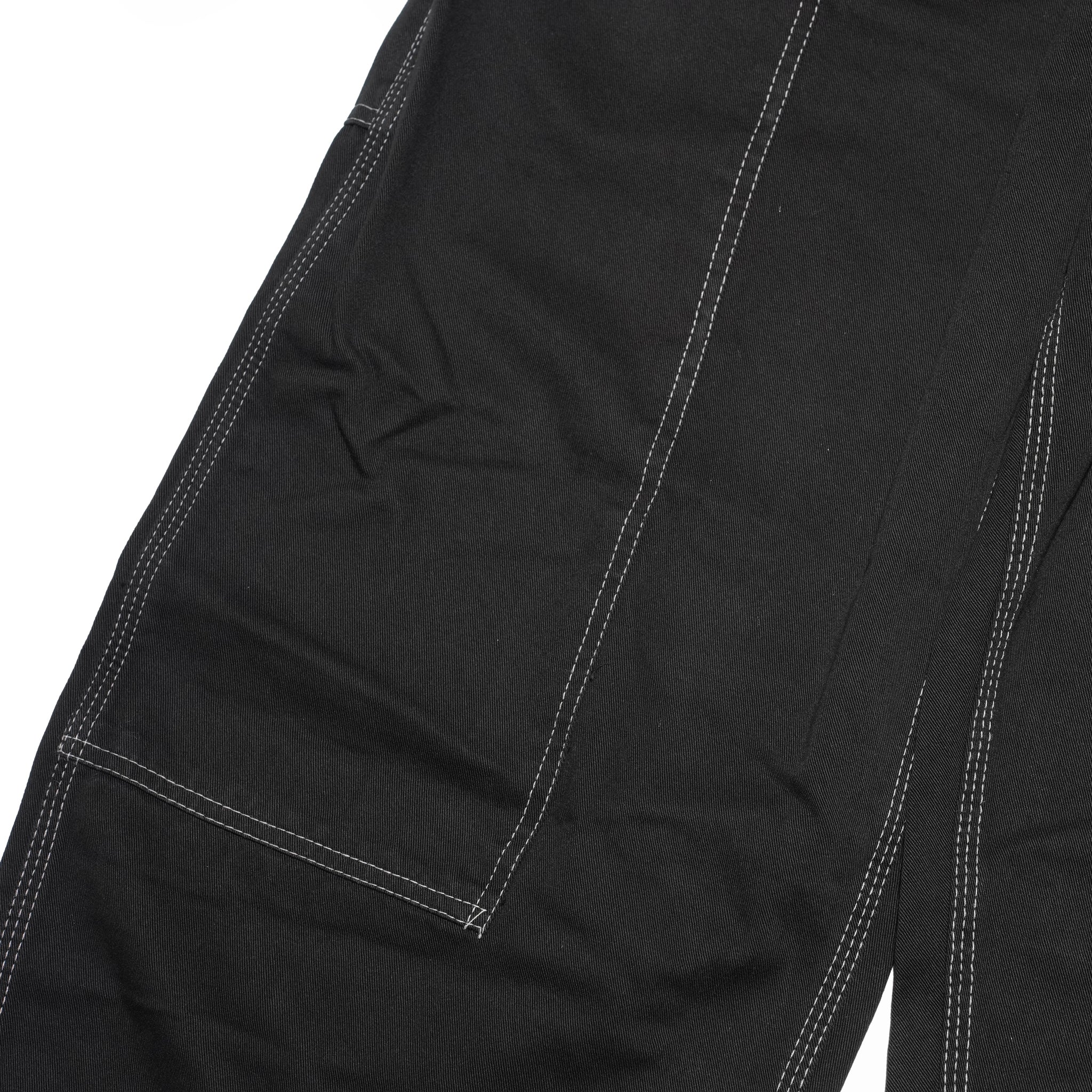 =BIG PAINTER_DOUBLE KNEE= – Dyed Black | ODDMENT