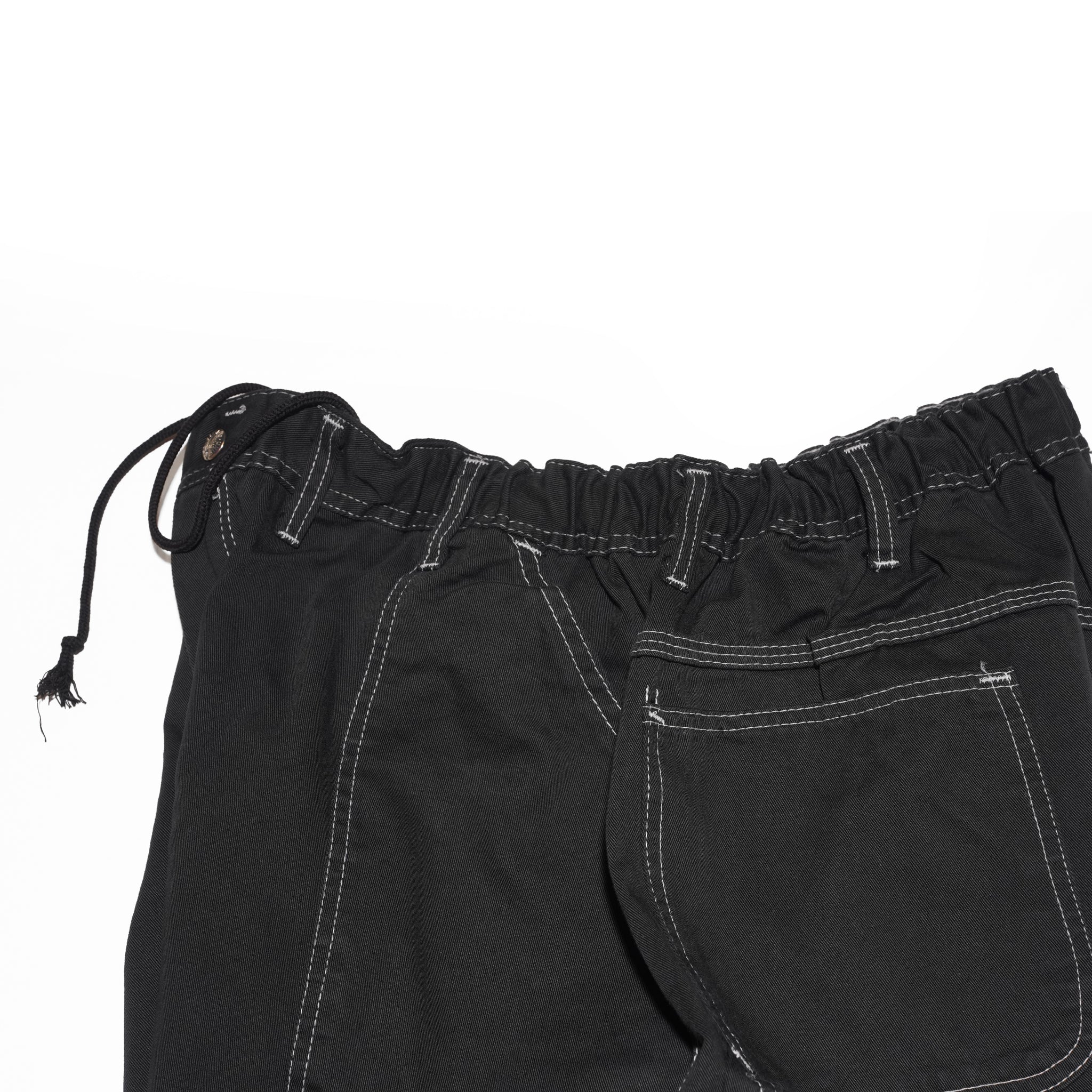 =BIG PAINTER_DOUBLE KNEE= – Dyed Black | ODDMENT