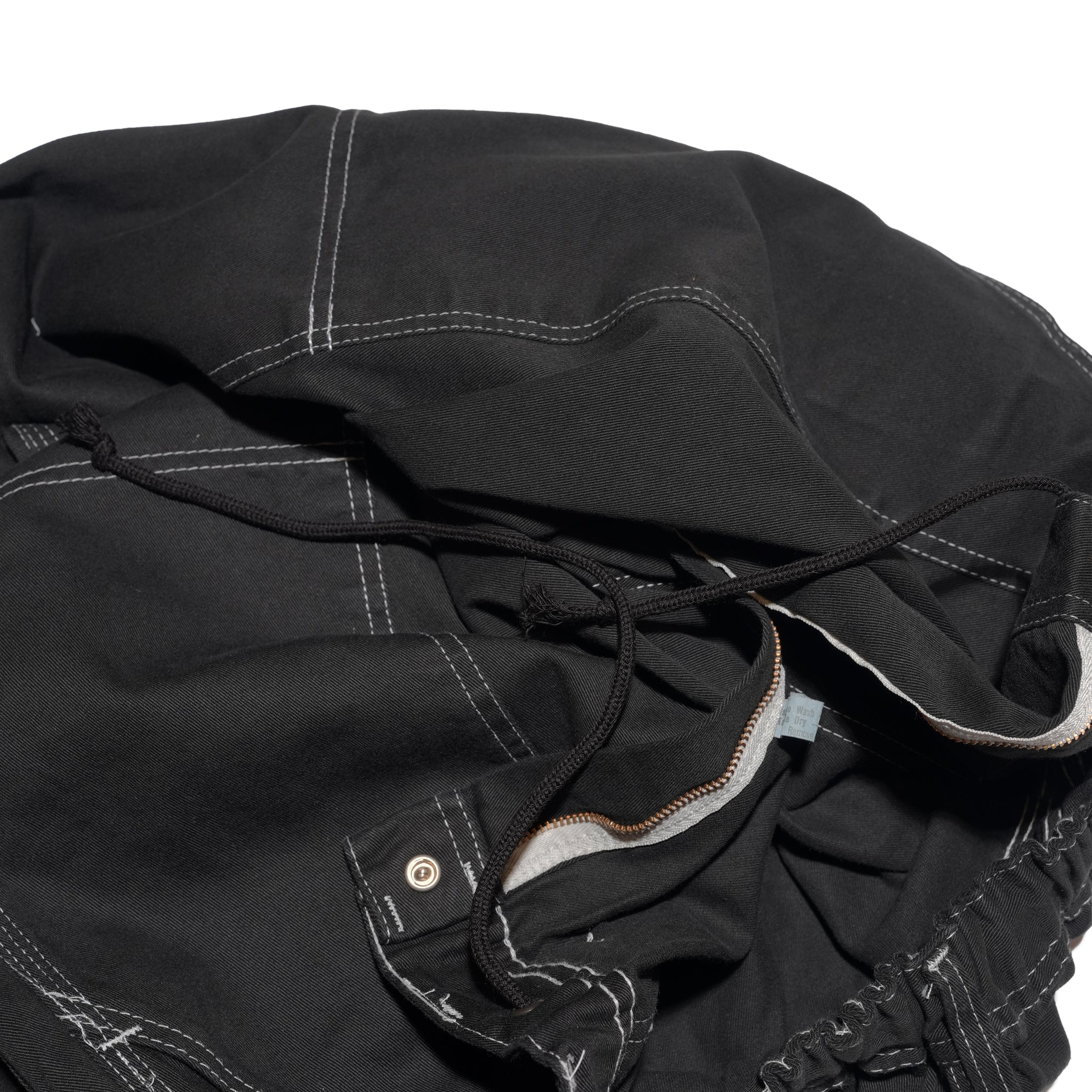 =BIG PAINTER_DOUBLE KNEE= – Dyed Black | ODDMENT